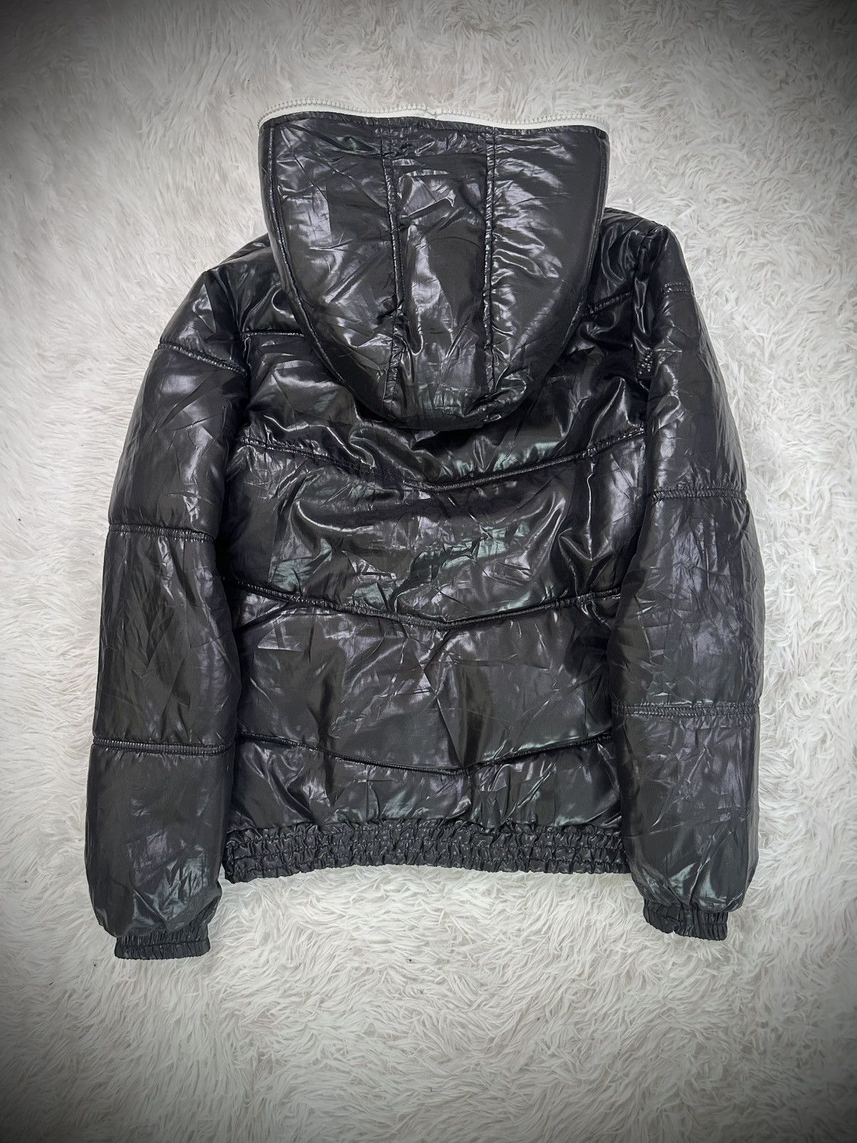 Japanese Brand 💥rare💥 2000s japanese brand EXHIBITIONIST puffer punk hoodie Size US L / EU 52-54 / 3 - 9 Thumbnail
