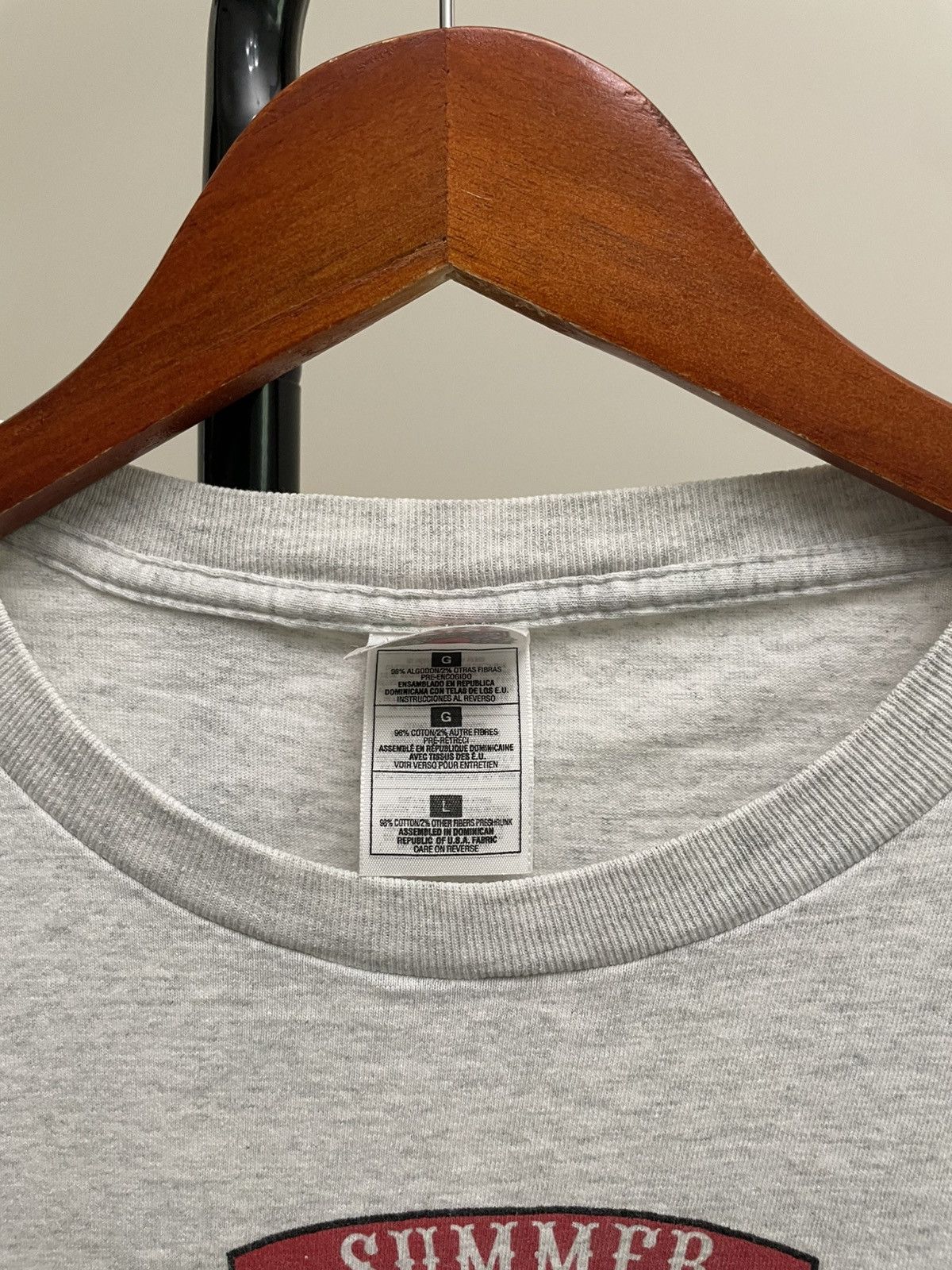 Vintage Vintage Softball LA Graphic Tee Shirt Unsoundrags Hanes Size US L / EU 52-54 / 3 - 3 Thumbnail