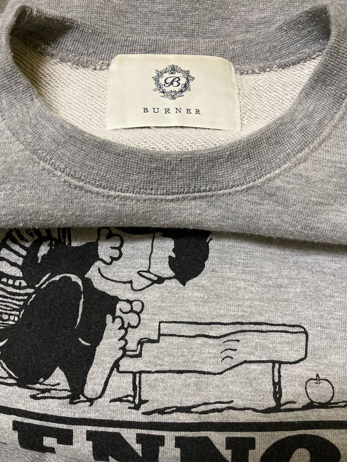 Band Tees × Japanese Brand BURNER John Lennon Sweatshirt Size US S / EU 44-46 / 1 - 5 Thumbnail