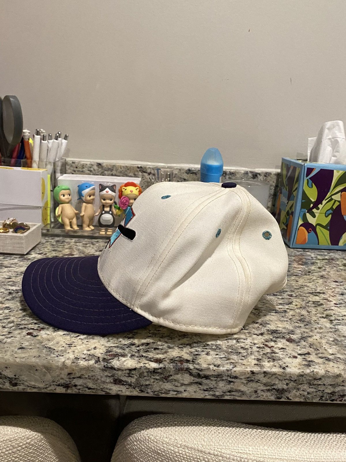 New York Yankees 1990s Greensboro Bats Snapback Hat Size ONE SIZE - 3 Thumbnail