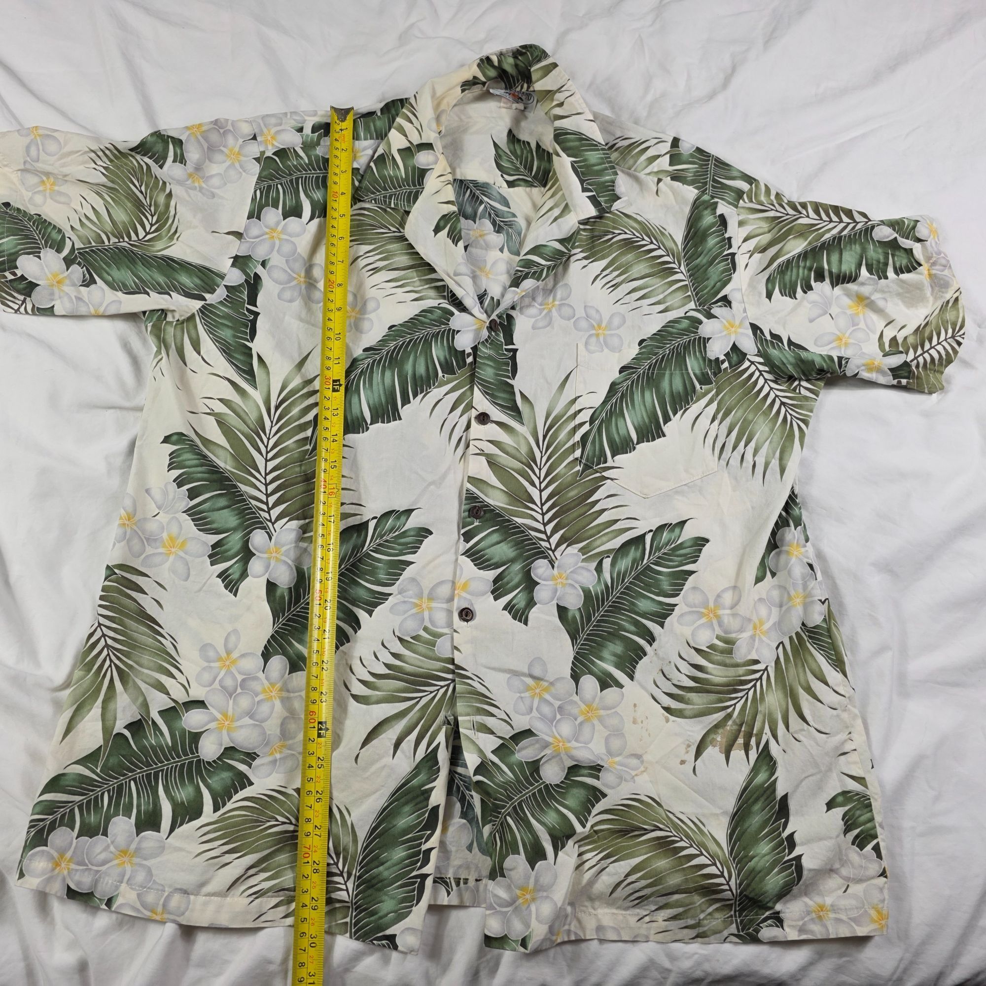 Pacific Legend Vintage Pacific Legend Mens Size XL White Hawaiian Shirt Pal Size US XL / EU 56 / 4 - 9 Thumbnail