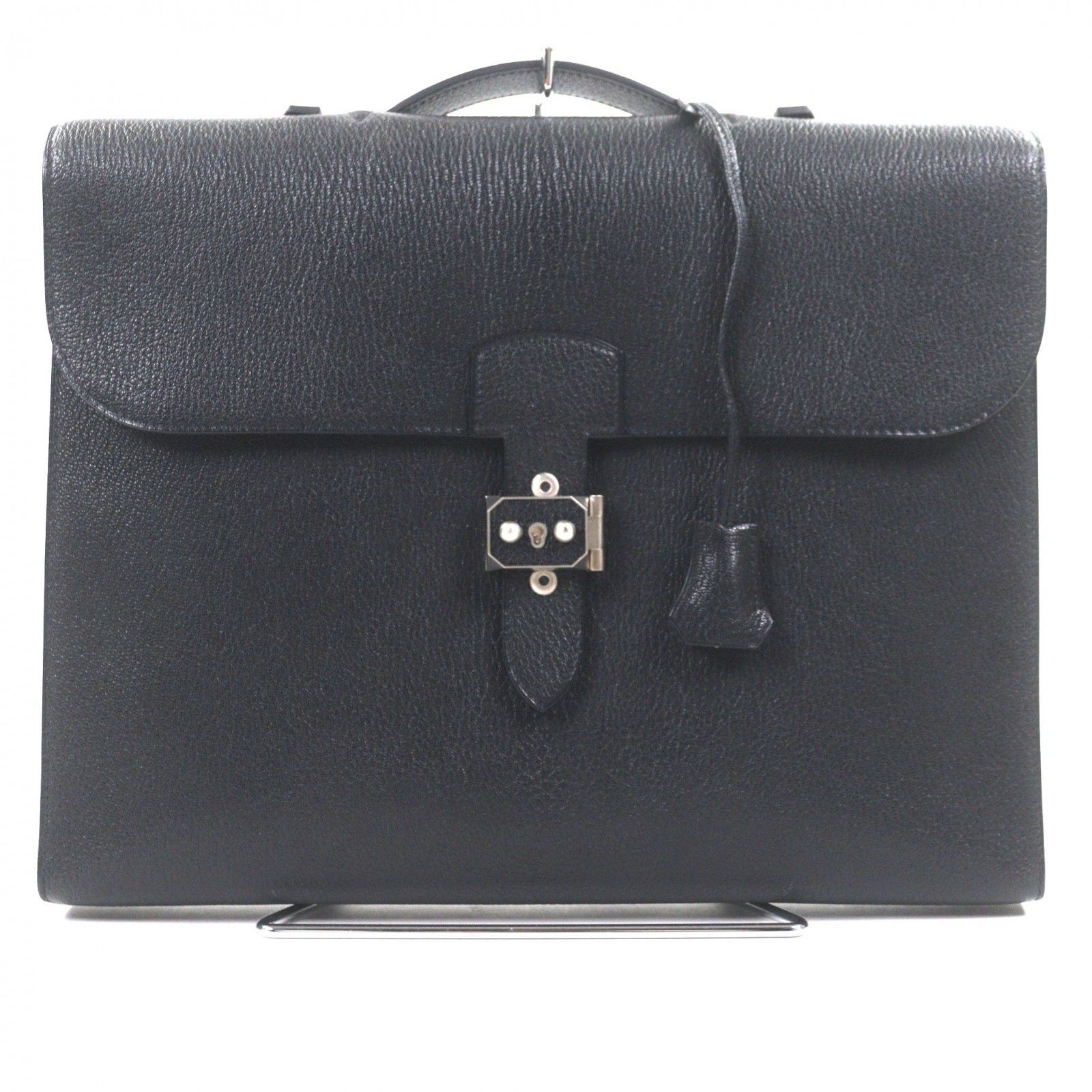 Hermes Hermes Hermès Sac Adepeche Lite1-37 Chevre Briefcase Leather Business Bag Stamp Z (2021) DUTY FREE for USA Size ONE SIZE - 1 Thumbnail