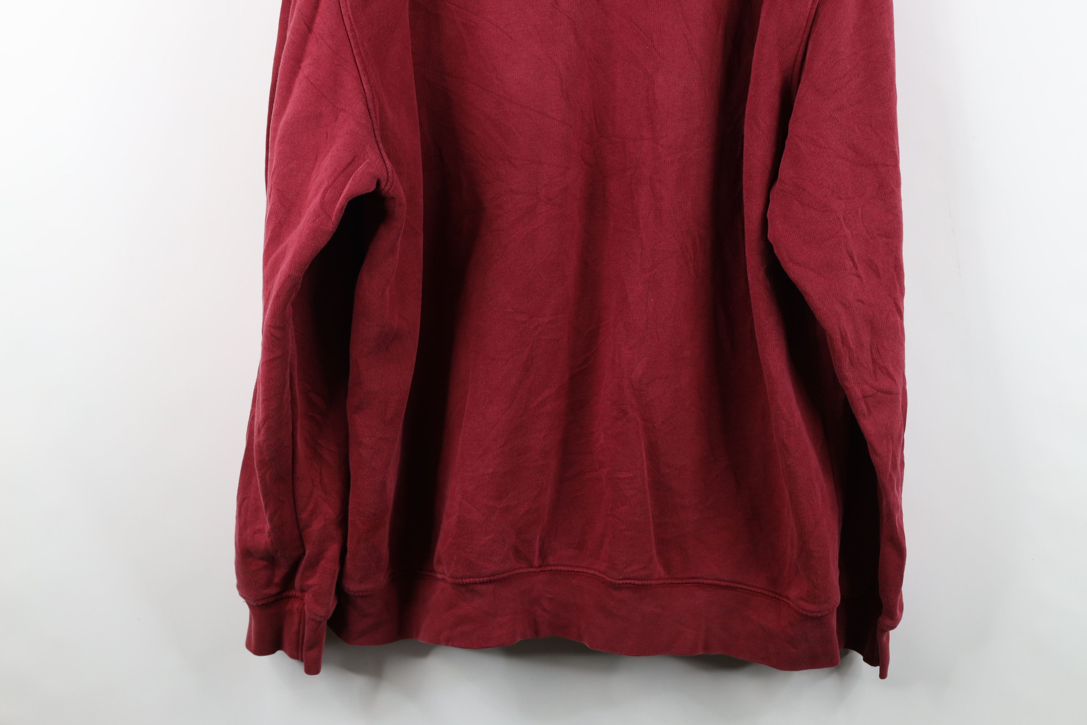 Nike Vintage Y2K Nike Scott Mini Swoosh Hoodie Sweatshirt Red Size US XL / EU 56 / 4 - 15 Thumbnail
