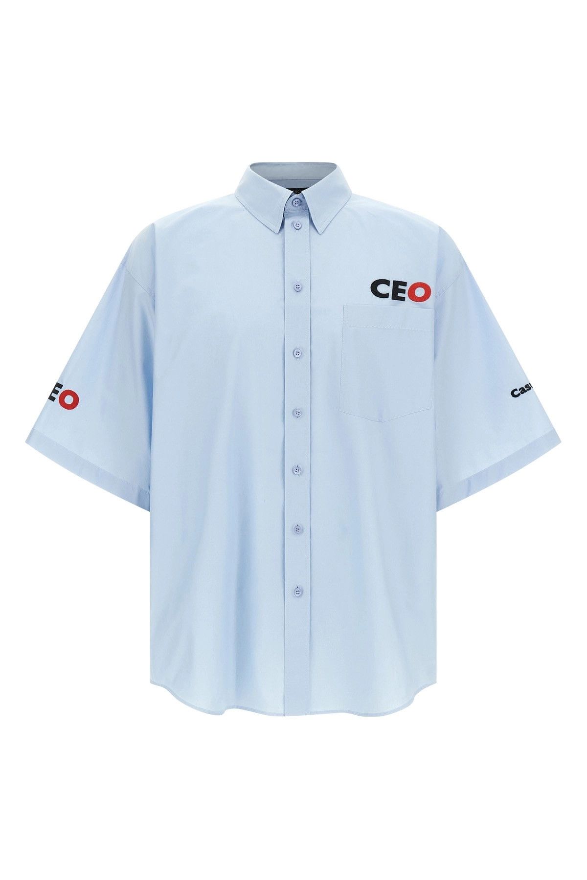Balenciaga 'CEO Uniform Logo' shirt Size US L / EU 52-54 / 3 - 1 Thumbnail