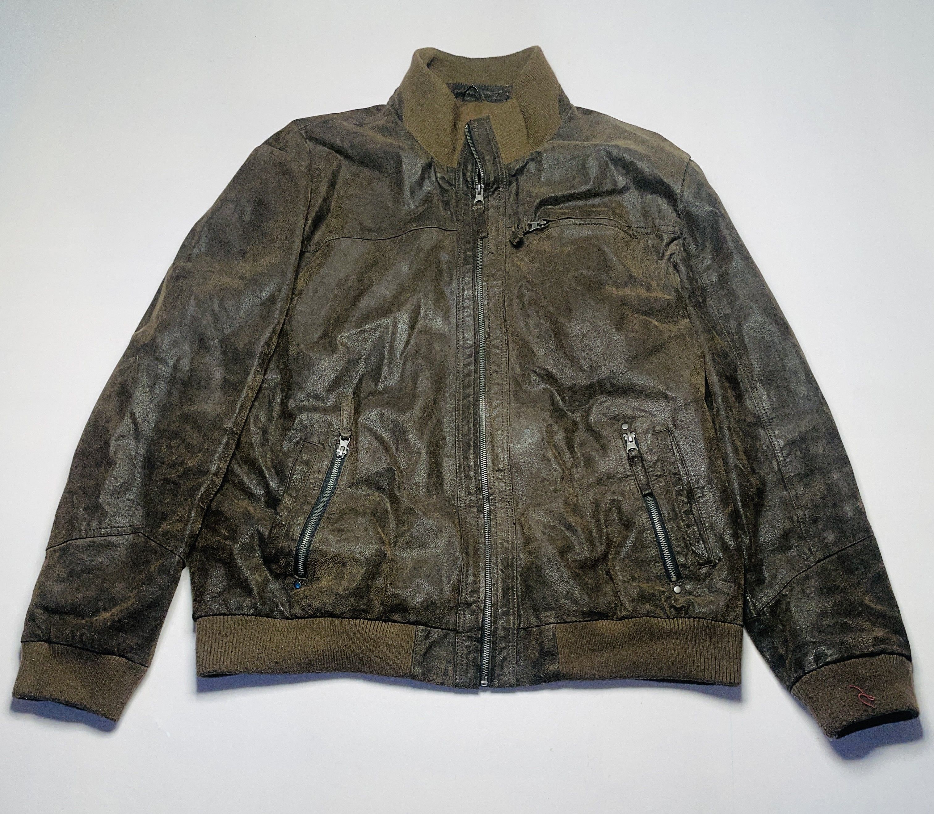 Other 🧥 39,90€ – Grey Connection Lederjacke Olive XL Size US XL / EU 56 / 4 - 1 Thumbnail