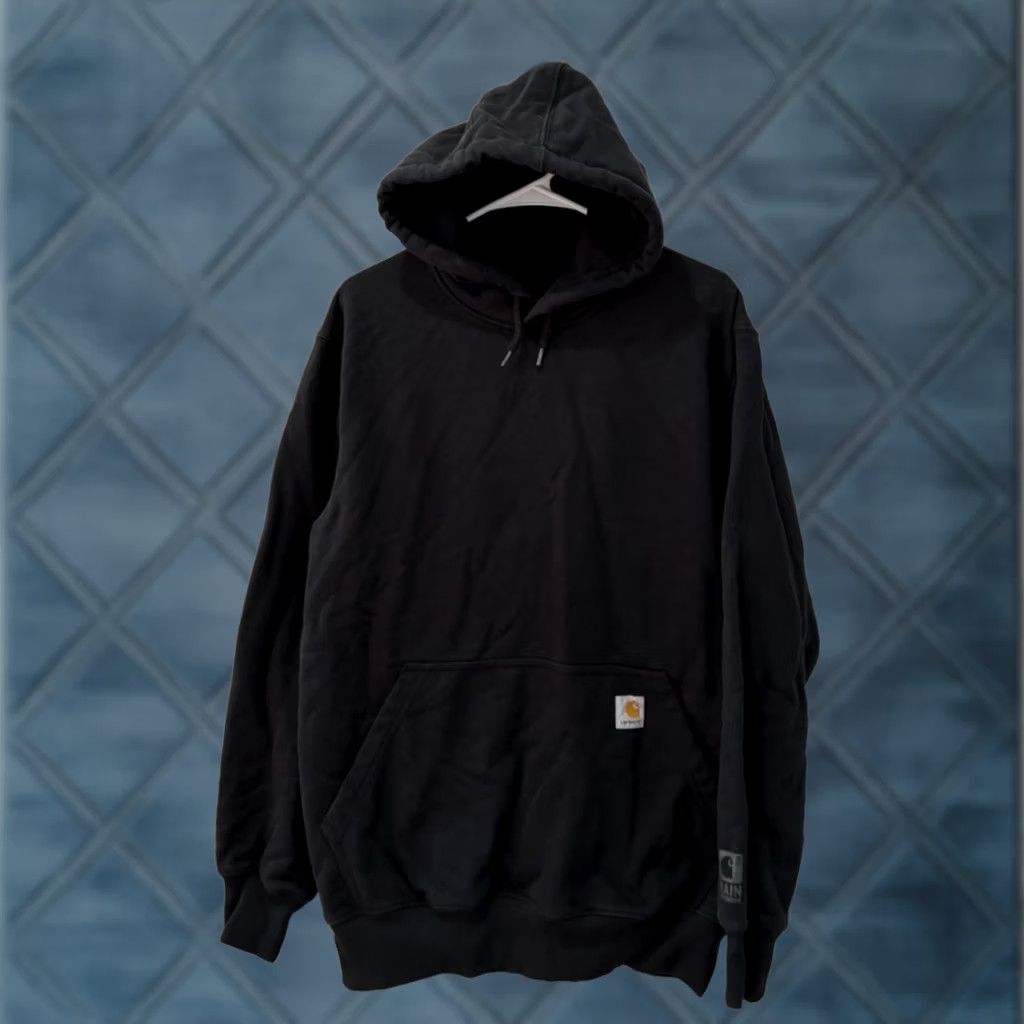 Carhartt VINTAGE Carhartt Rain Defender Hoodie Sweatshirt Mens M Black 100615 001 Size US M / EU 48-50 / 2 - 1 Thumbnail