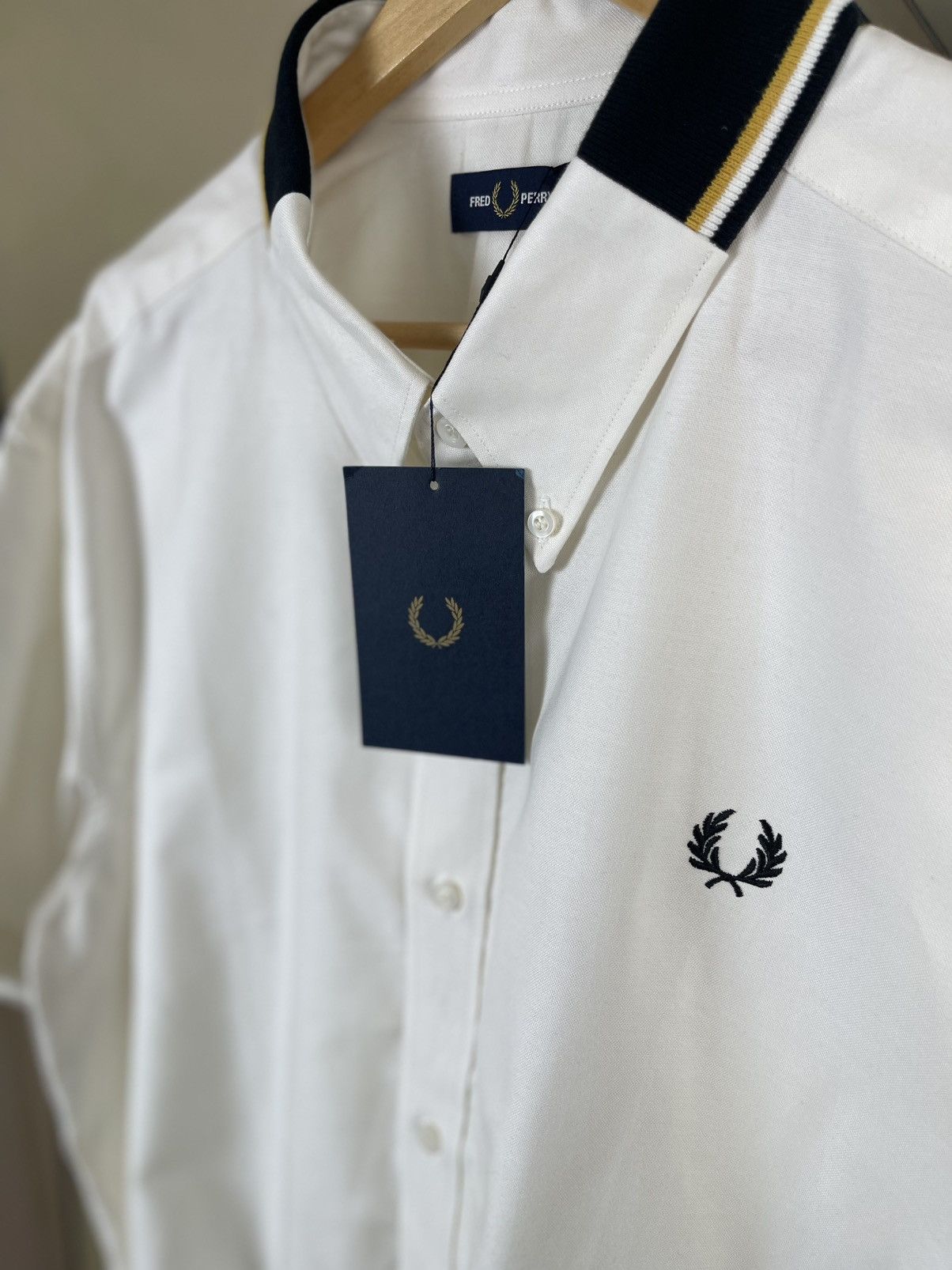 Fred Perry Fred Perry Oxford Shirt / Twin Tipped Bomber Collar Size US XXL / EU 58 / 5 - 5 Thumbnail