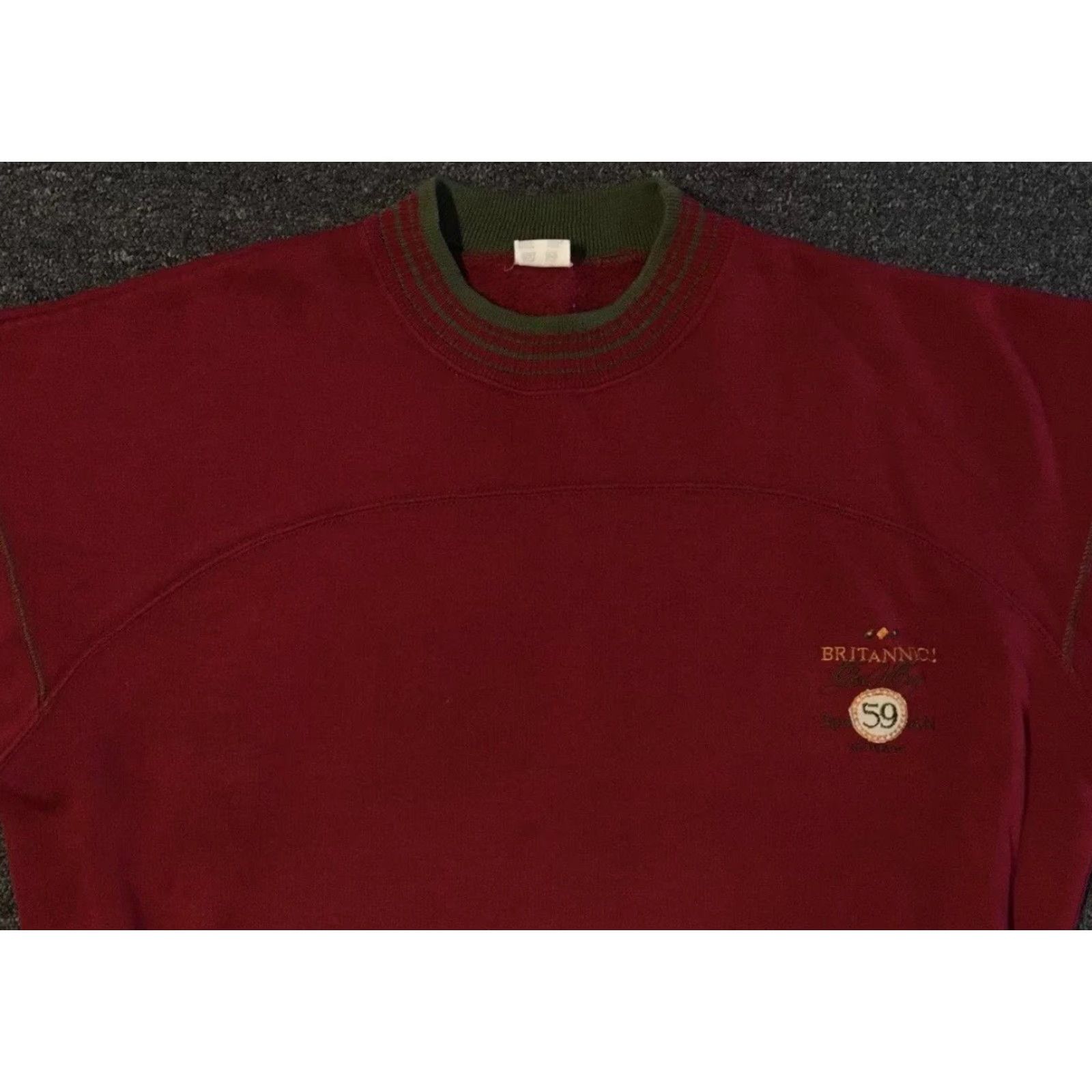 Vintage VINTAGE 90s Britannic Gold Cup Faded Boxy Sweatshirt S M Red Golf College Hoodie Mens Size US S / EU 44-46 / 1 - 5 Thumbnail