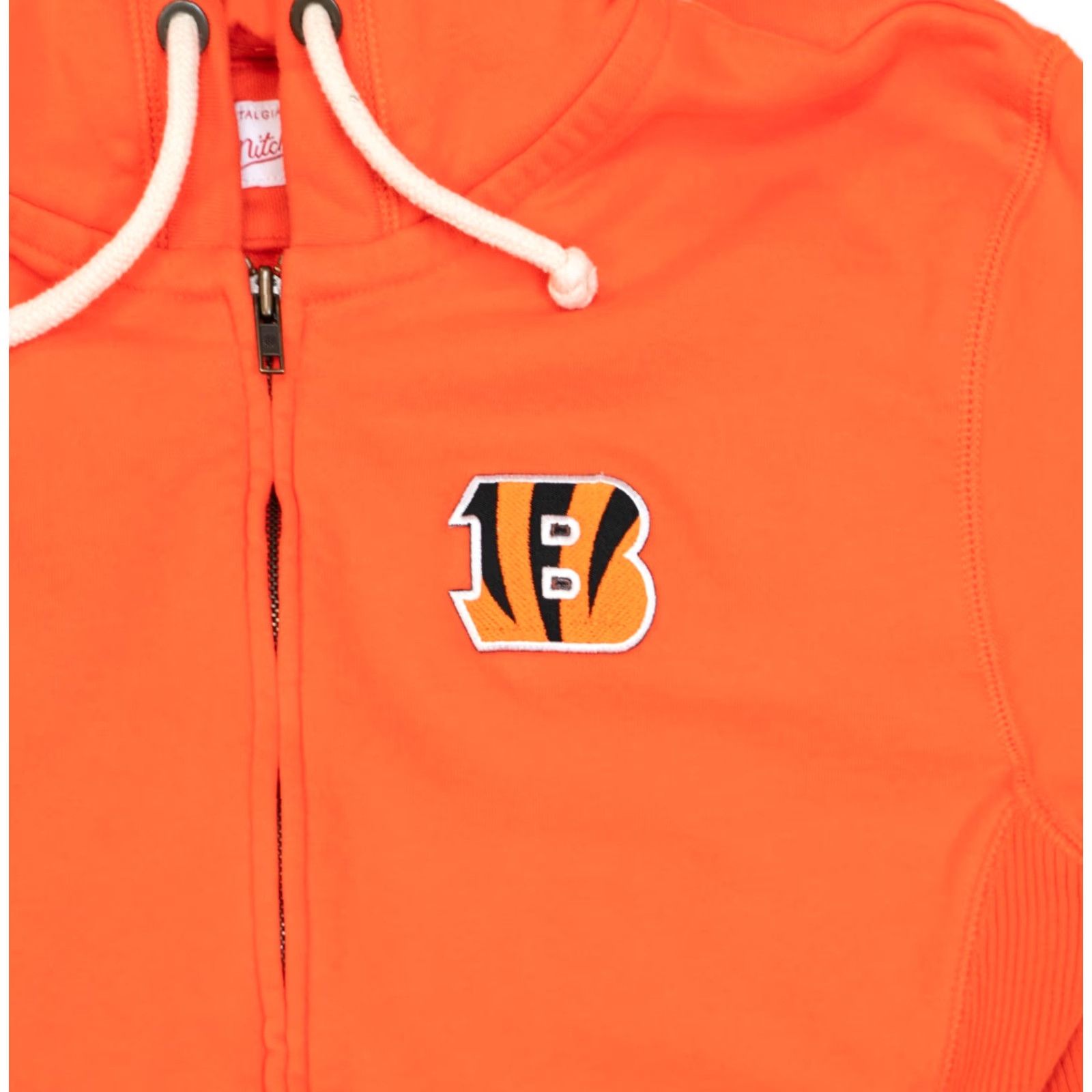 Mitchell & Ness VINTAGE Cincinnati Bengals Mitchell & Ness Sweatshirt Women L NFL Pullover Hoodie Size L / US 10 / IT 46 - 3 Thumbnail