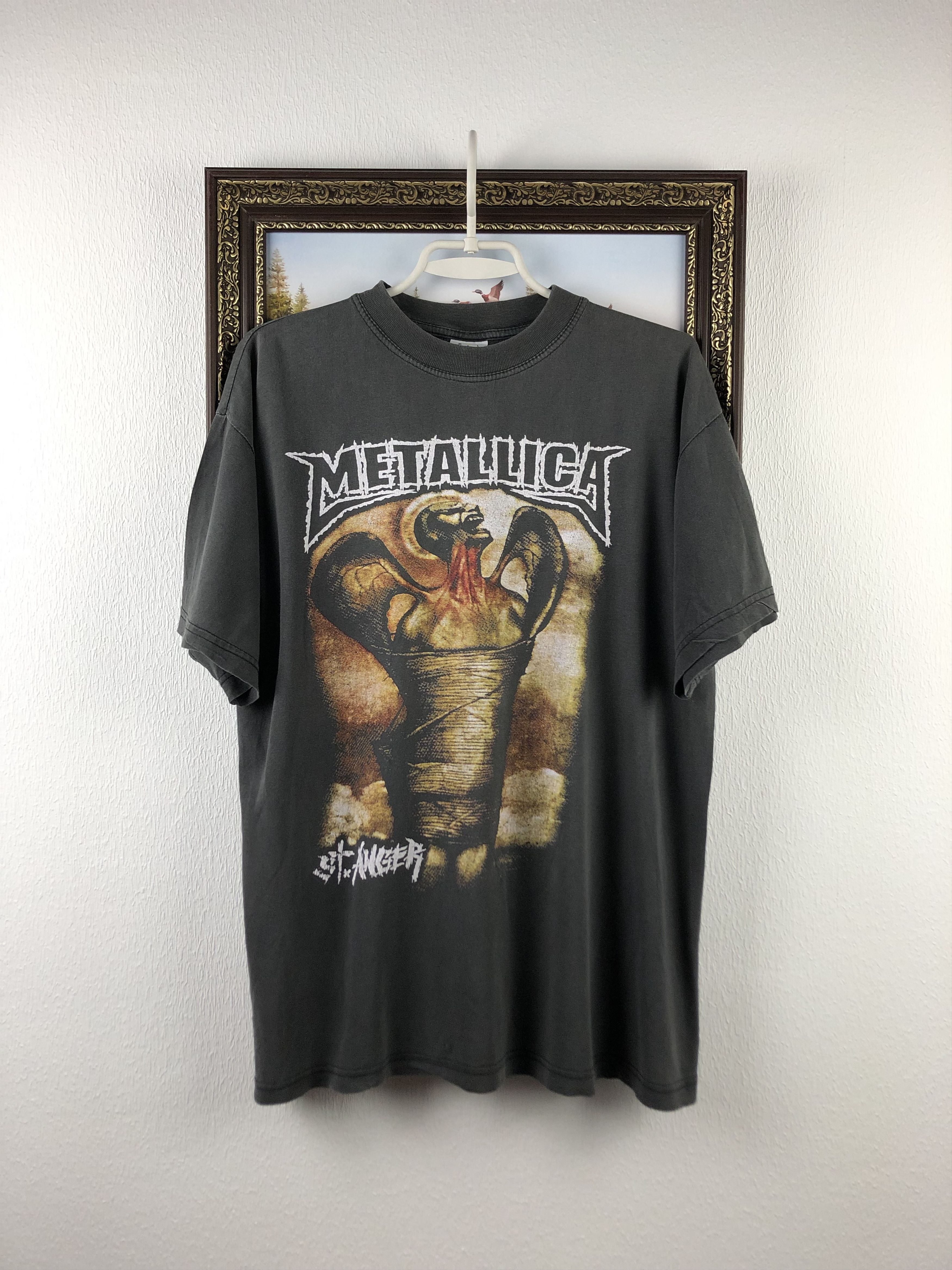 Band Tees Vintage 90's Metallica St. Anger Band Tee Shirt Over Print Size US L / EU 52-54 / 3 - 1 Thumbnail
