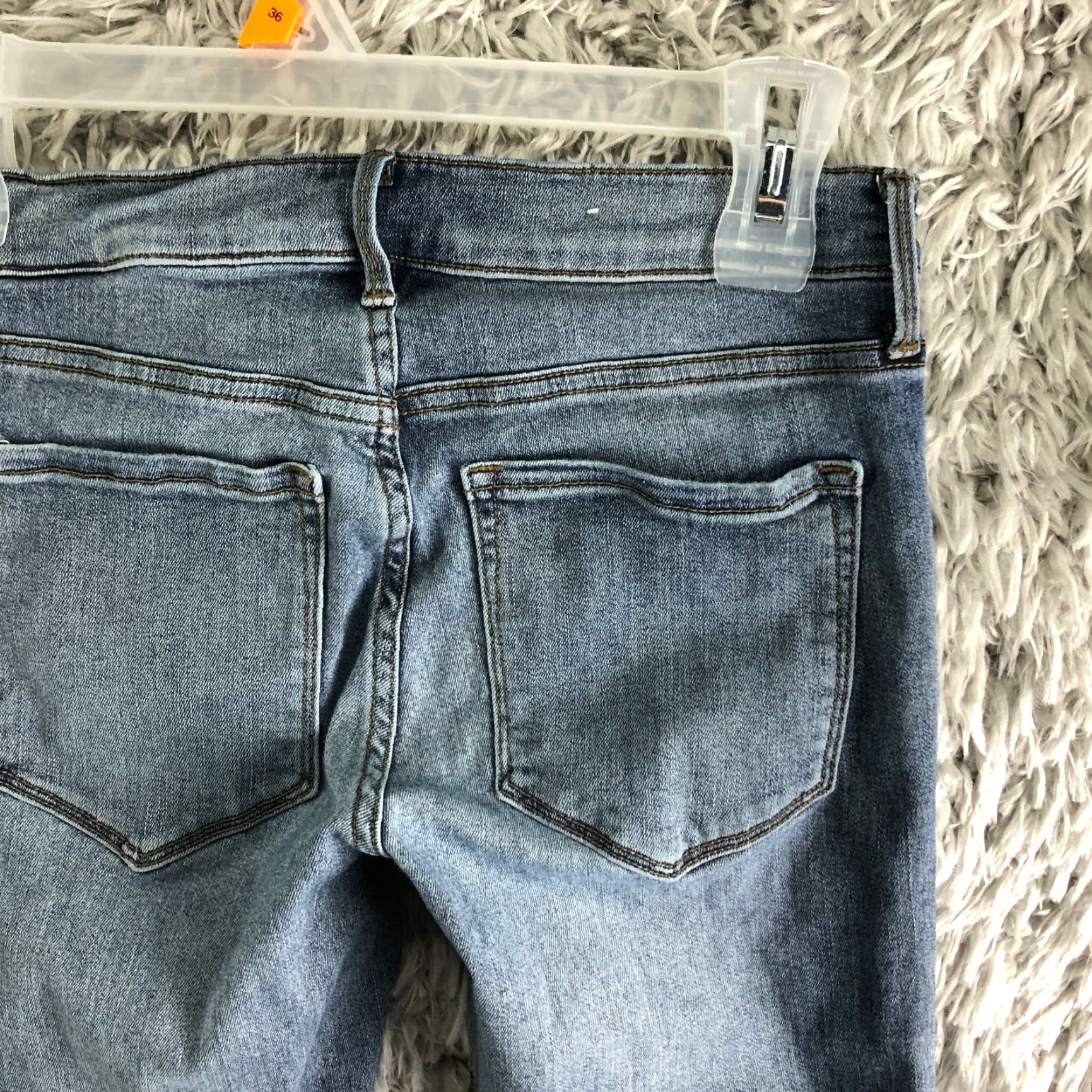 Banana Republic Banana Republic Womens Jeans Skinny Mid Rise 25 Medium Wash Blue Denim 5-Pocket Regular Size 42" / US 20 - 6 Thumbnail