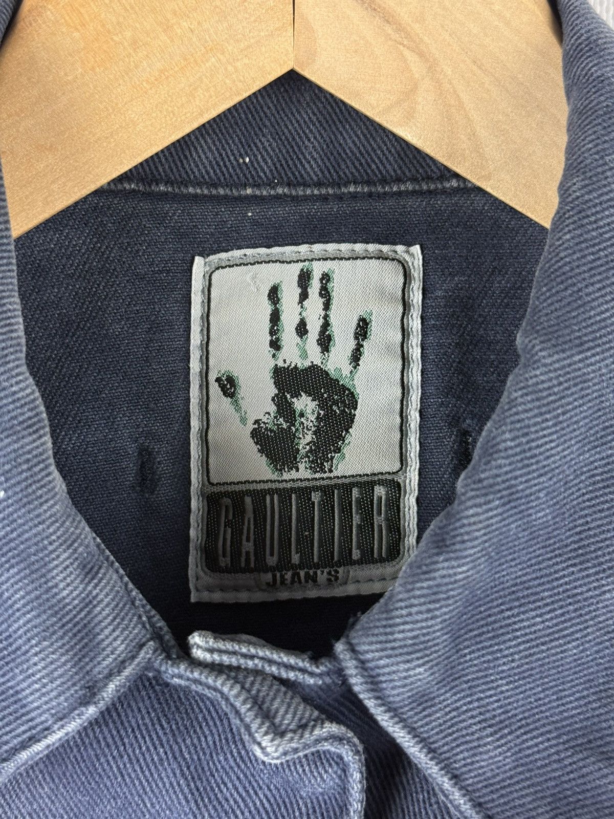Jean Paul Gaultier JPG Jean Paul Gaultier 22 Drill Vintage 90s Vest Waistcoat Size M / US 6-8 / IT 42-44 - 10 Thumbnail