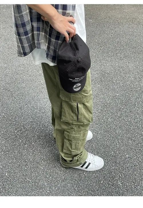 VIBE double knee faded military outdoor cargo pants Size US 32 / EU 48 - 4 Thumbnail