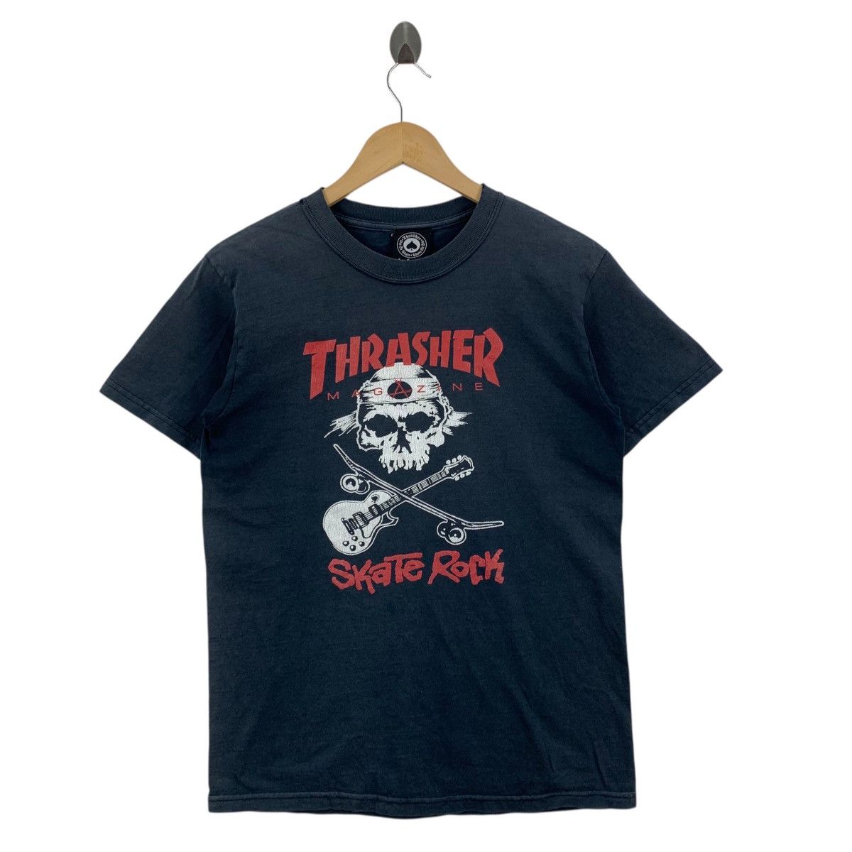 Thrasher Vintage Y2K THRASHER SKATE ROCK Skateboard Tshirt Size US S / EU 44-46 / 1 - 1 Thumbnail
