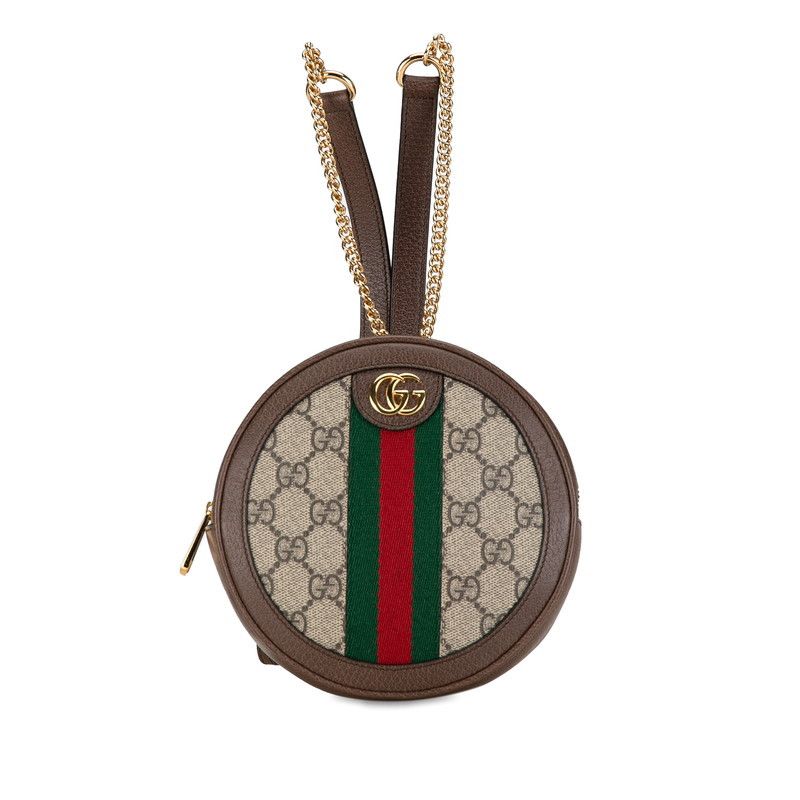 Gucci Gucci Gucci GG Supreme Ophidia Mini Backpack PVC Leather Canvas Backpack 598661 in Great Condition Size ONE SIZE - 1 Thumbnail