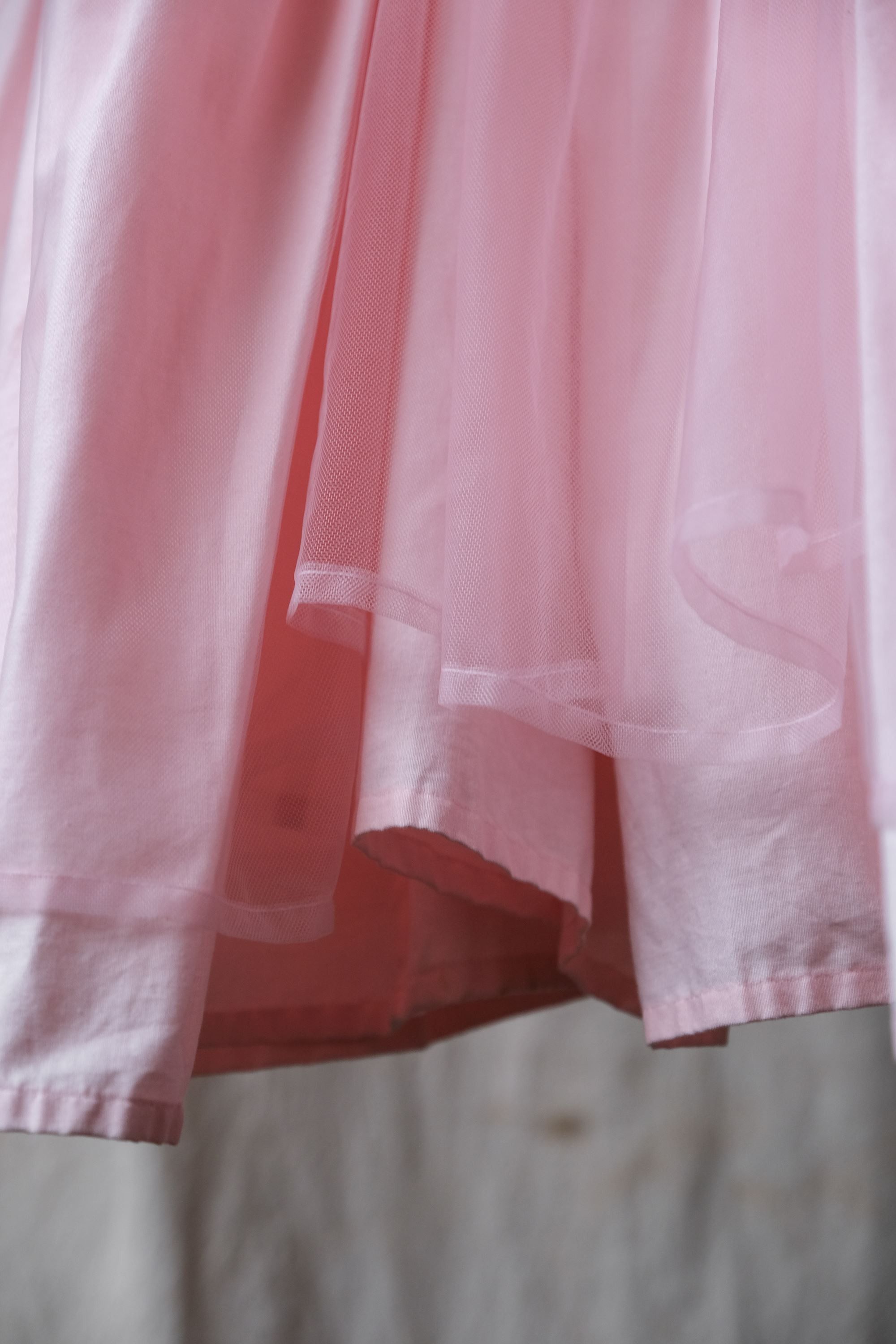 Noir Kei Ninomiya noir kei ninomiya COMME des GARCONS Pink Tulle Tank Dress Size XS / US 0-2 / IT 36-38 - 8 Thumbnail