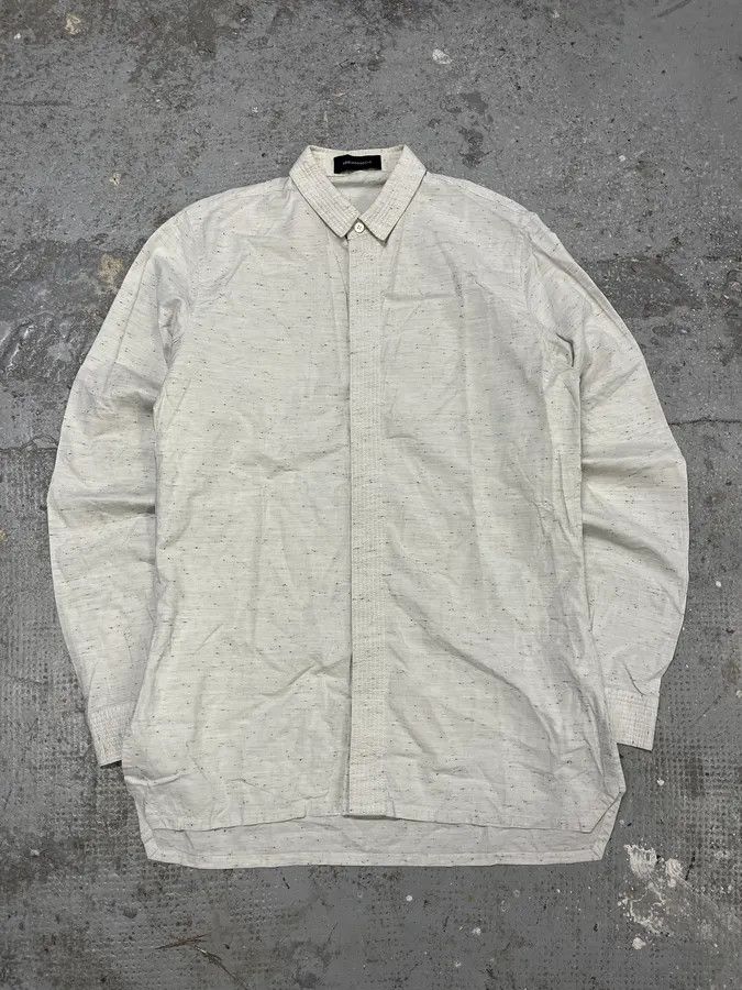 Kris Van Assche × Vintage Kris Van Assche Minimalist Pure Grained Shirt Size US M / EU 48-50 / 2 - 1 Thumbnail