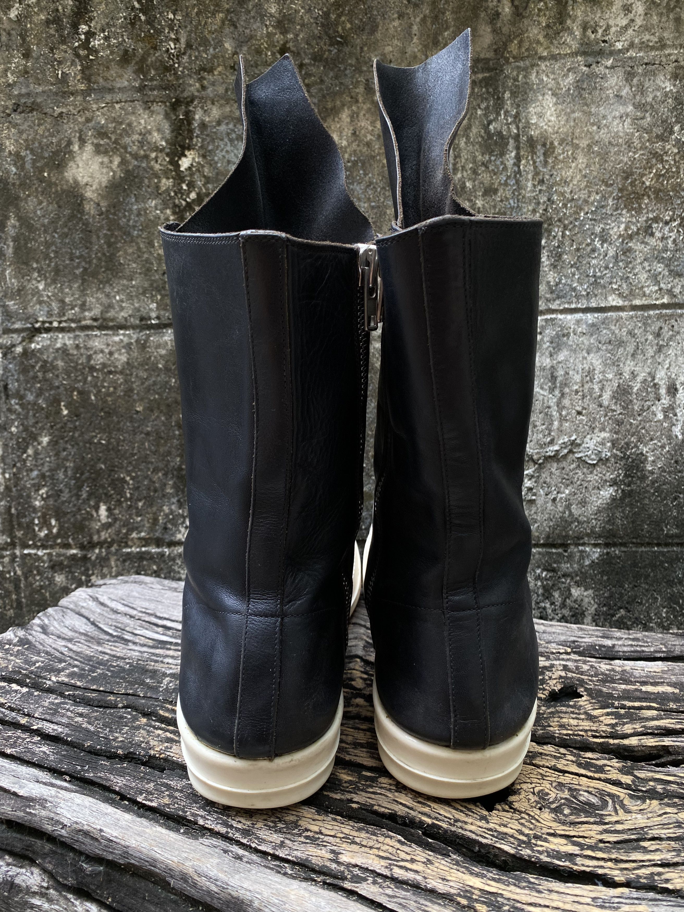 Rick Owens Rick Owens Laceless Ramones Cargo Boots Black 42.5 Size US 9.5 / EU 42-43 - 5 Thumbnail