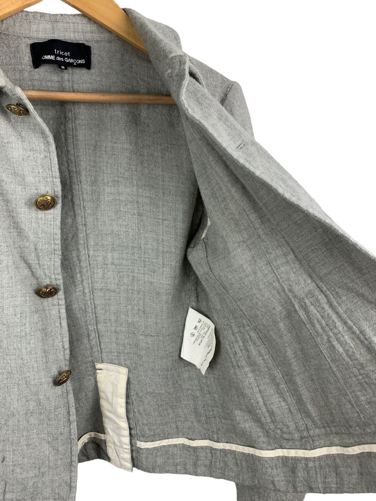Comme des Garcons AD2011 Comme des Garcons Tricot Wool Blazer Size S / US 4 / IT 40 - 7 Thumbnail