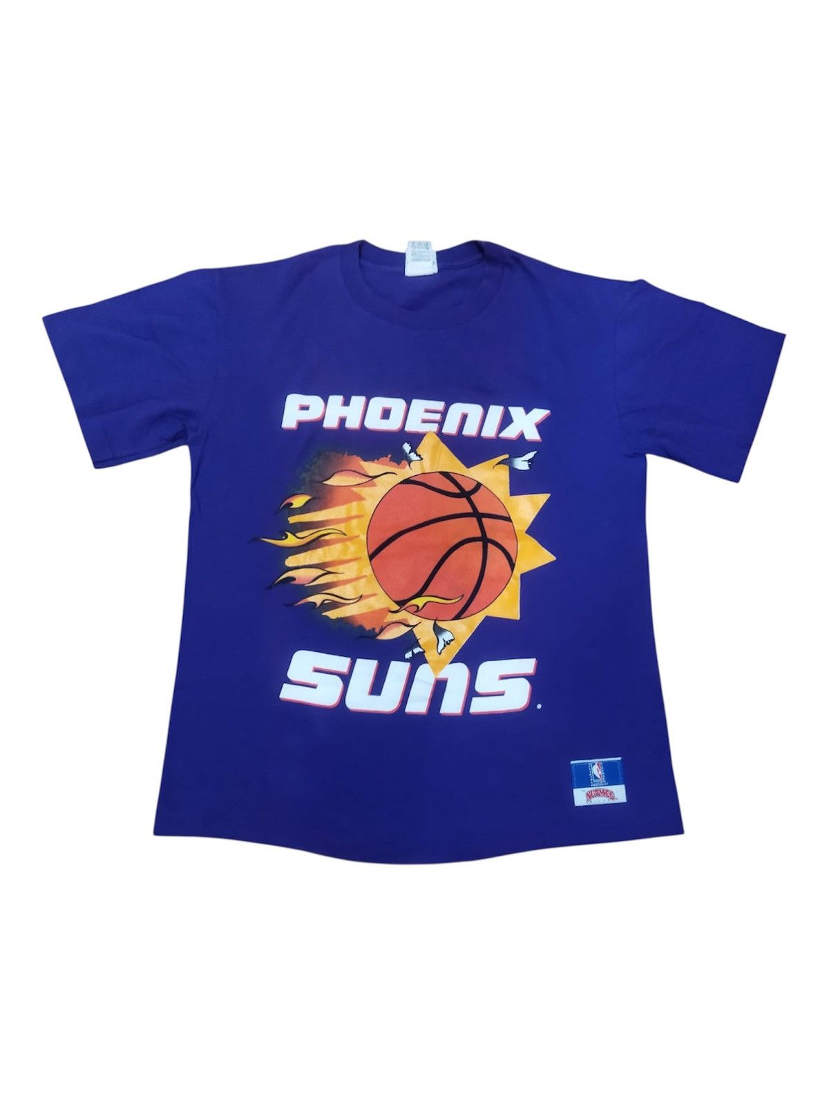 NBA Vintage 90s Phoenix Suns Will Scorch You Shirt Size US L / EU 52-54 / 3 - 1 Thumbnail