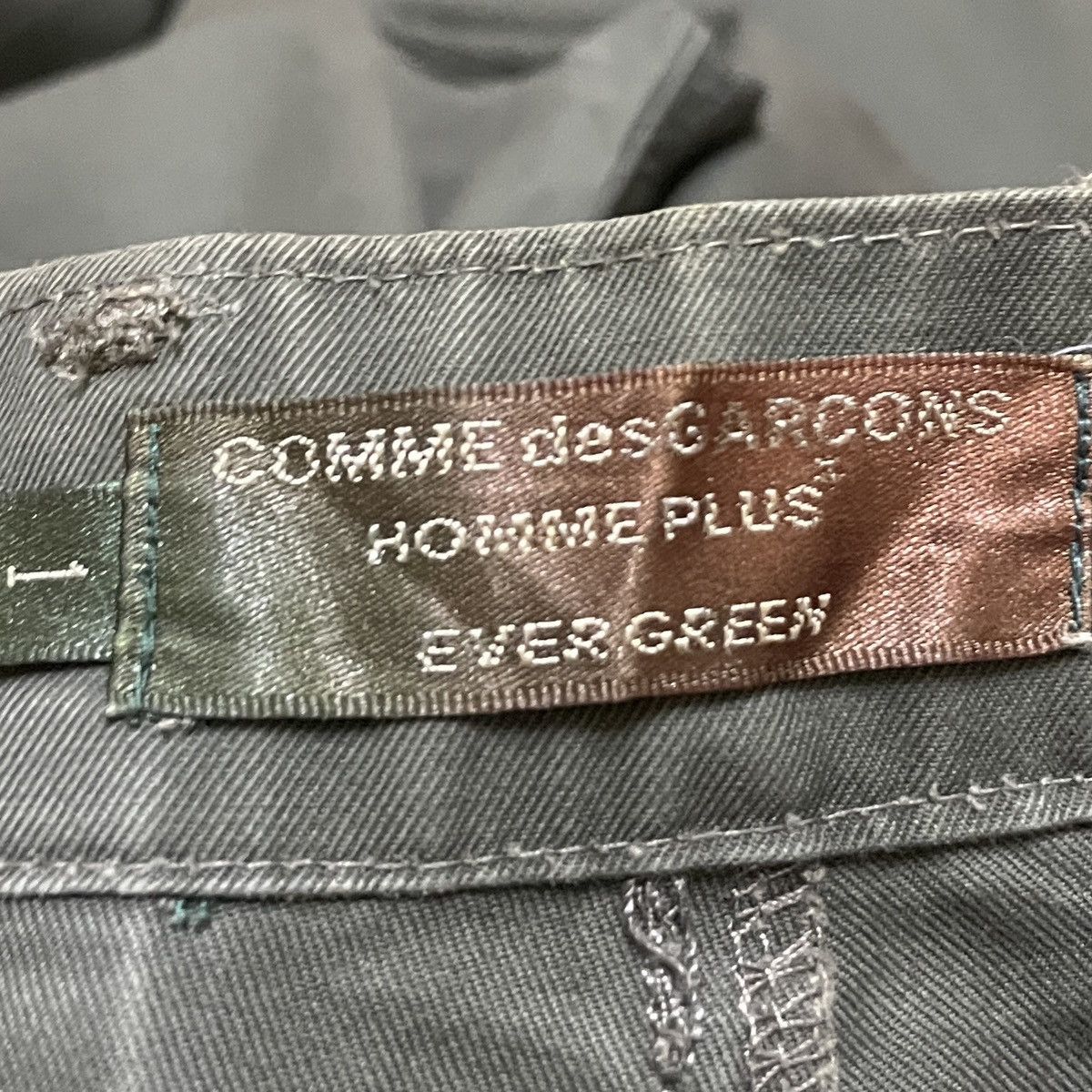 Comme des Garcons Homme Plus Very Rare Vintage Comme Des Garcons Evergreen Pants 2006s Size US 31 - 9 Thumbnail