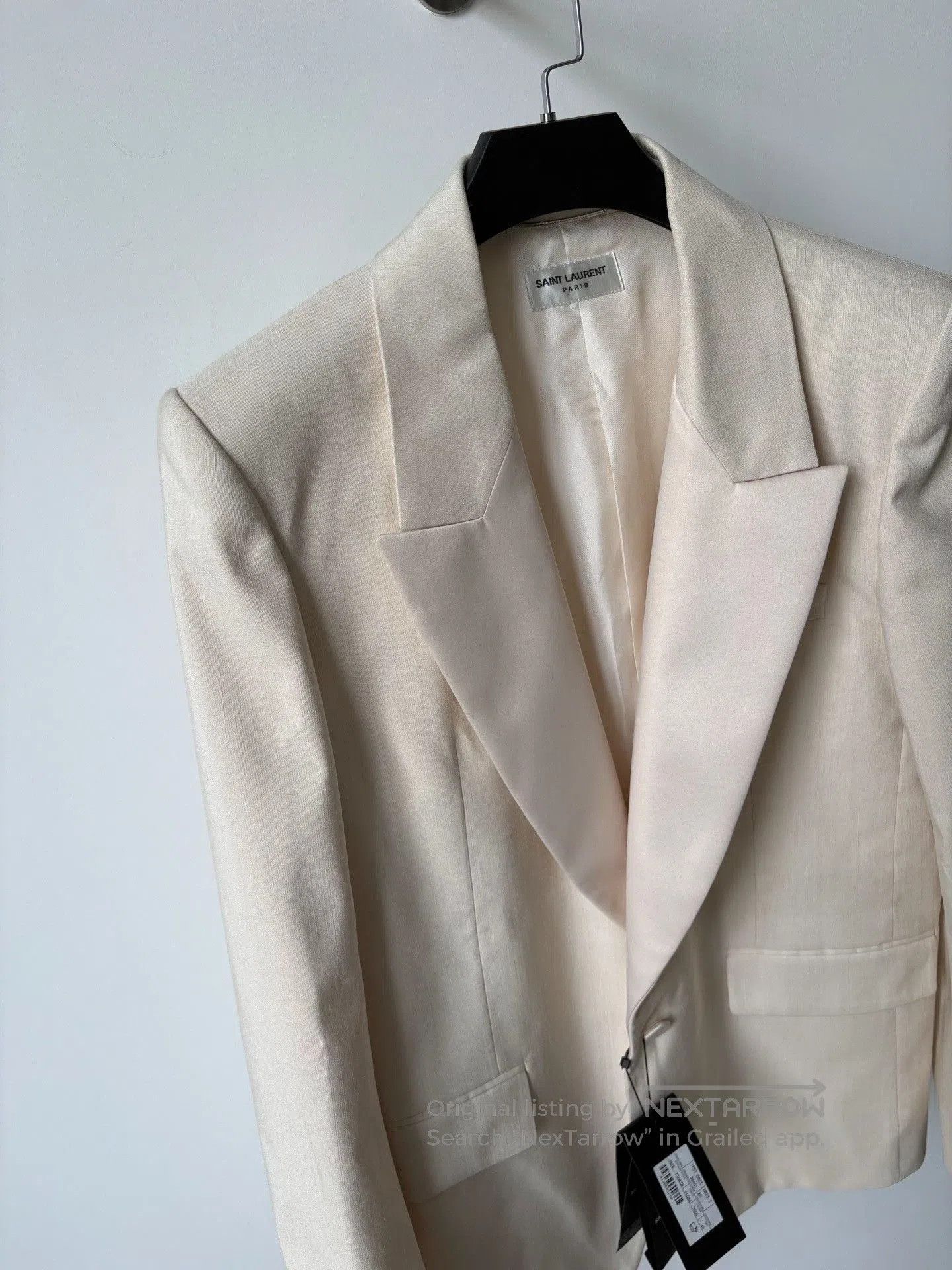 Saint Laurent Paris Saint Laurent Runway Padded Shoulder Blazer. Size US M / EU 48-50 / 2 - 5 Thumbnail