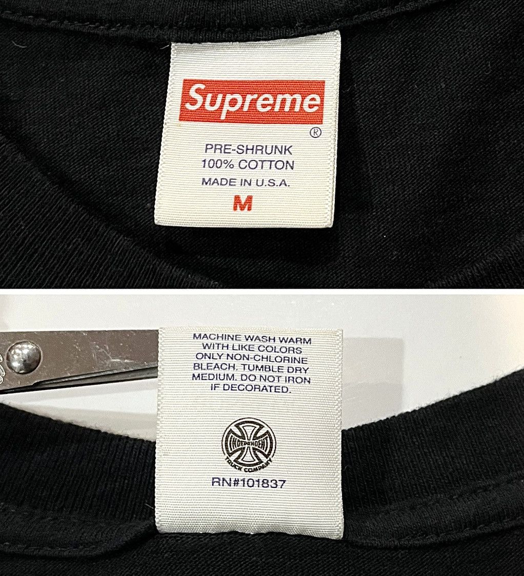 Independent Truck Co. × Supreme SUPREME INDEPENDENT OLD ENGLISH FONT SKATEBOARD TSHIRT Size US M / EU 48-50 / 2 - 6 Thumbnail