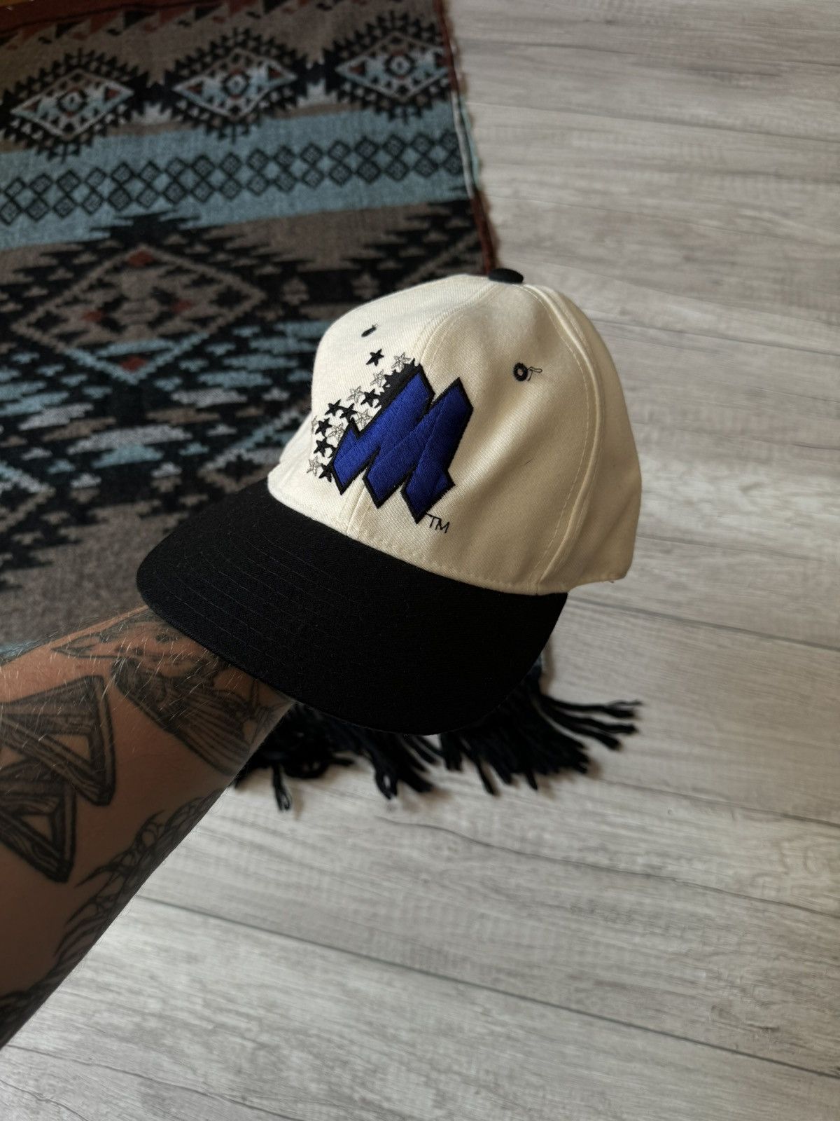 New Era Vintage 90s Orlando Magic New Era Pro Model Cap 100% Wool Size ONE SIZE - 1 Thumbnail