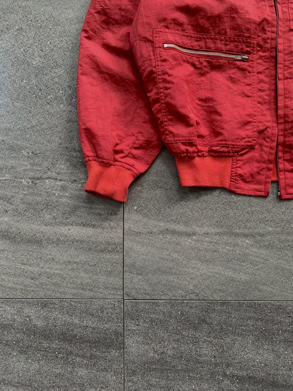 Issey Miyake 90s IS Logo Bomber Nylon Jacket Size US M / EU 48-50 / 2 - 4 Thumbnail