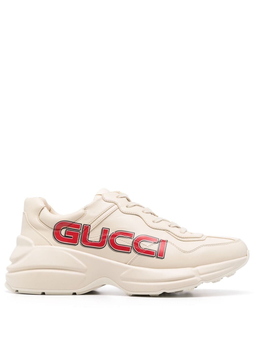 Gucci Gucci Rhyton Logo Print Sneakers SIZE 8.5 Size ONE SIZE - 1 Thumbnail