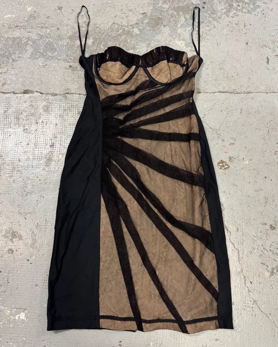 Dolce & Gabbana × Vintage Dolce & Gabbana Black Sun Mesh Dress Size M / US 6-8 / IT 42-44 - 1 Thumbnail