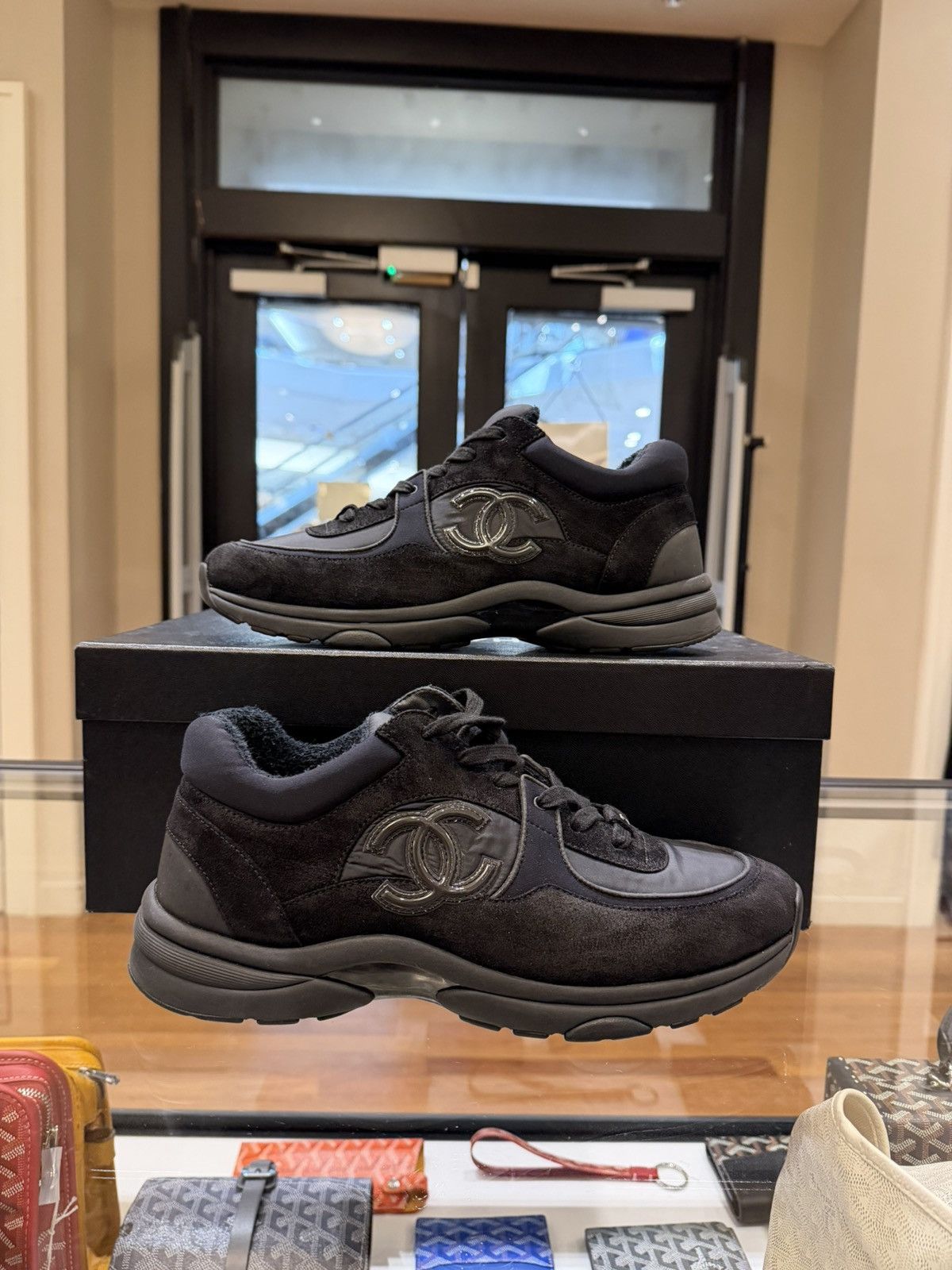 Chanel Suede Trainer - Black
