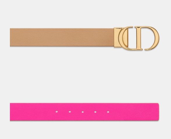 Dior o1w1db11024 Size: OS / Montaigne Reversible Belt Size ONE SIZE - 3 Thumbnail