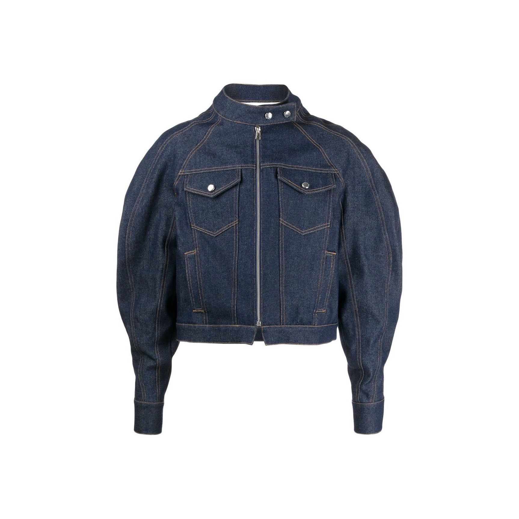 Eckhaus Latta Eckhaus Latta Puff Sleeve Denim Jacket Size US M / EU 48-50 / 2 - 1 Thumbnail