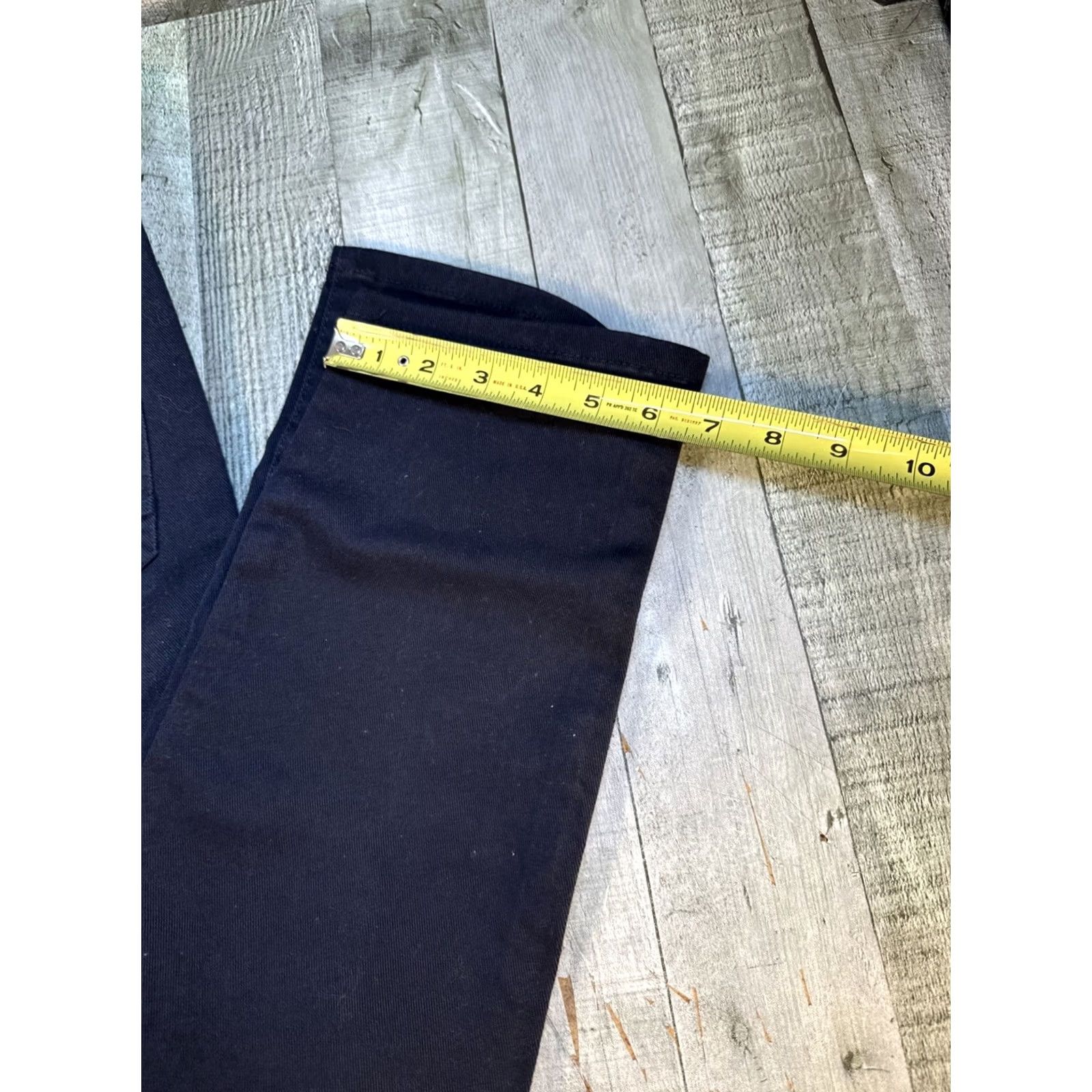 Vintage WT02 Men's Black Jeans 32x30 Distressed Casual Cotton Unisex Adults Regular 38/32 Jeans Black 32x30 Mens Womens Size US 38 / EU 54 - 5 Thumbnail