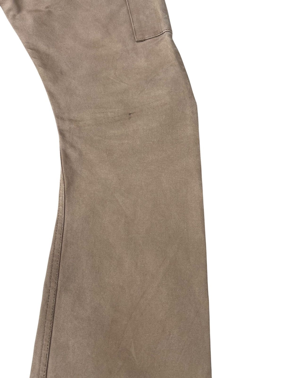 Kazuyuki Kumagai Attachment Attachment Japan Patina Waxed Cotton Duck Flare Cargo Pant Size US 29 - 19 Thumbnail