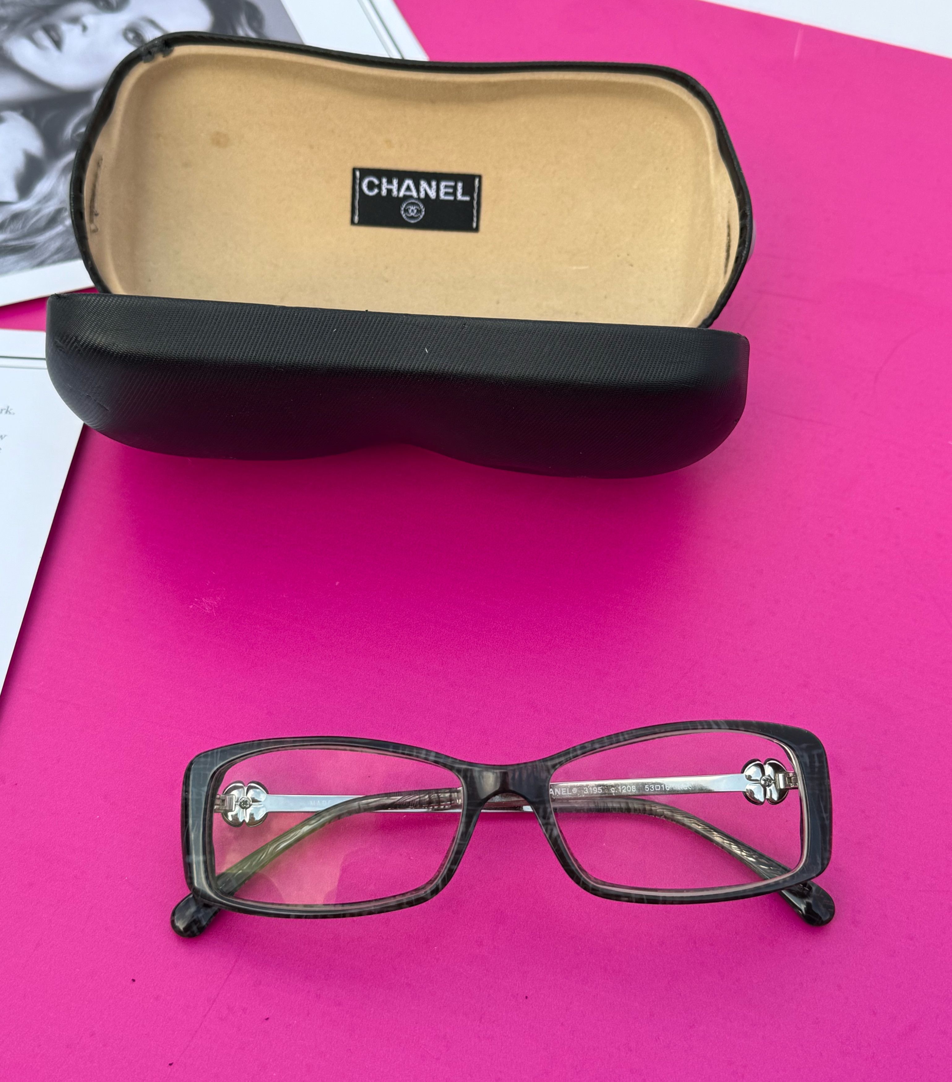 Chanel Chanel glasses 3195 Rare Vintage Frame Chanel Size ONE SIZE - 25 Thumbnail