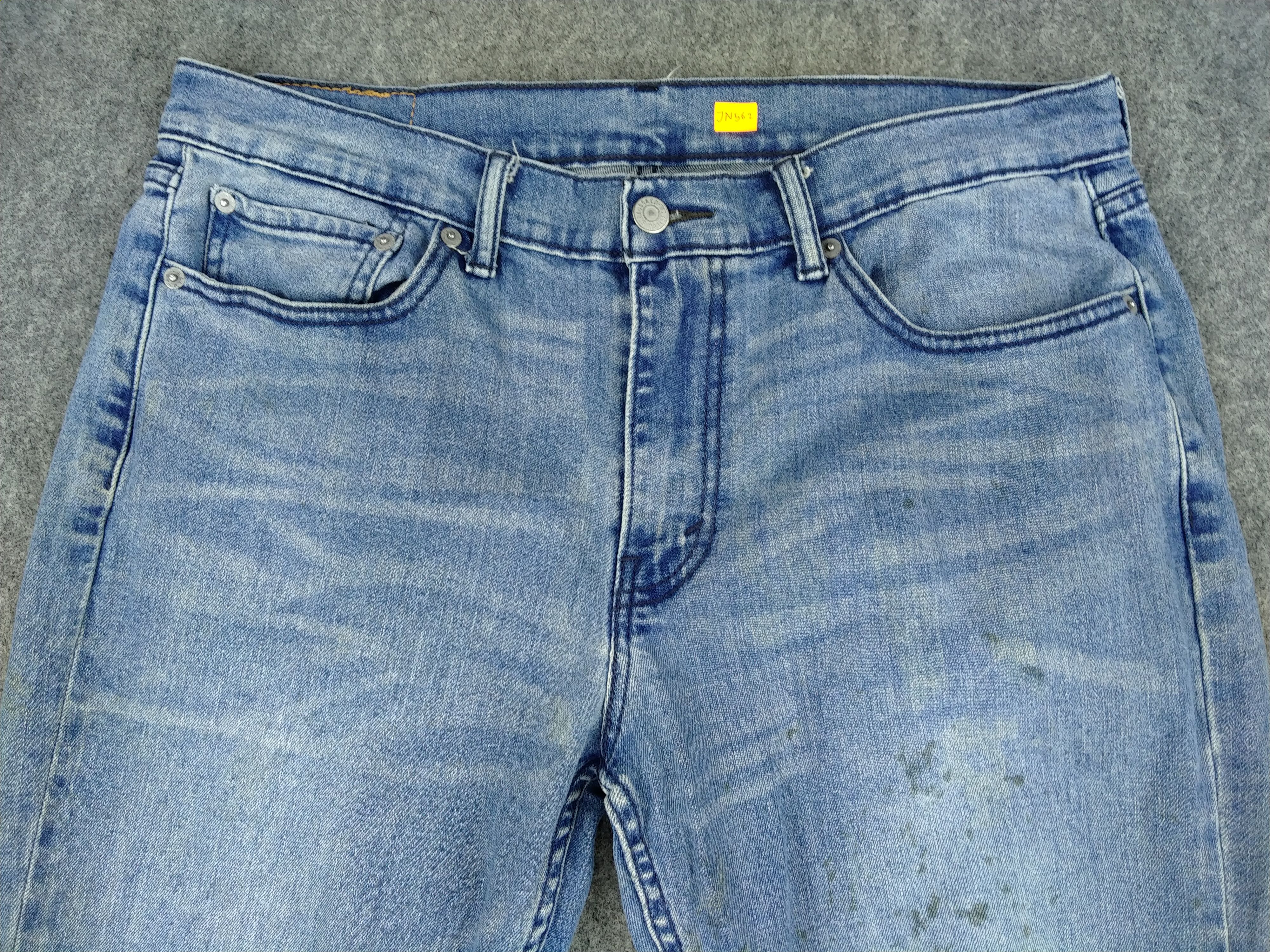Levi's Blue Distressed Levi's 514 Denim 34 x 31 -JN562 Size US 34 / EU 50 - 3 Thumbnail