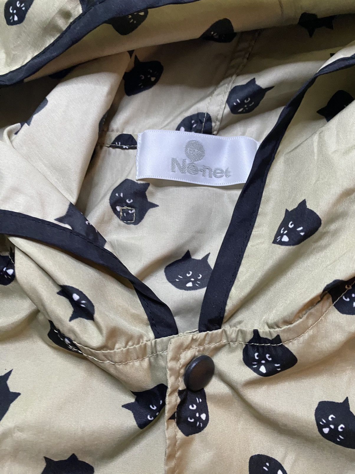 Issey Miyake × Ne-Net Ne-Net Cat Print Rain Coat Windbreaker Size US M / EU 48-50 / 2 - 5 Thumbnail
