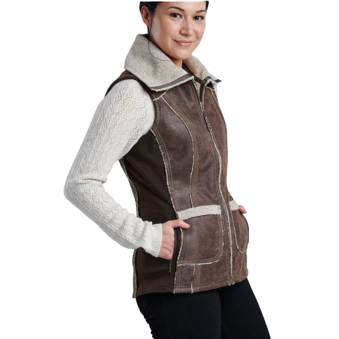 Kuhl Kuhl Women's XL Dani Sherpa Vest Brown MSRP$219 Worn Once! Size XL / US 12-14 / IT 48-50 - 5 Thumbnail