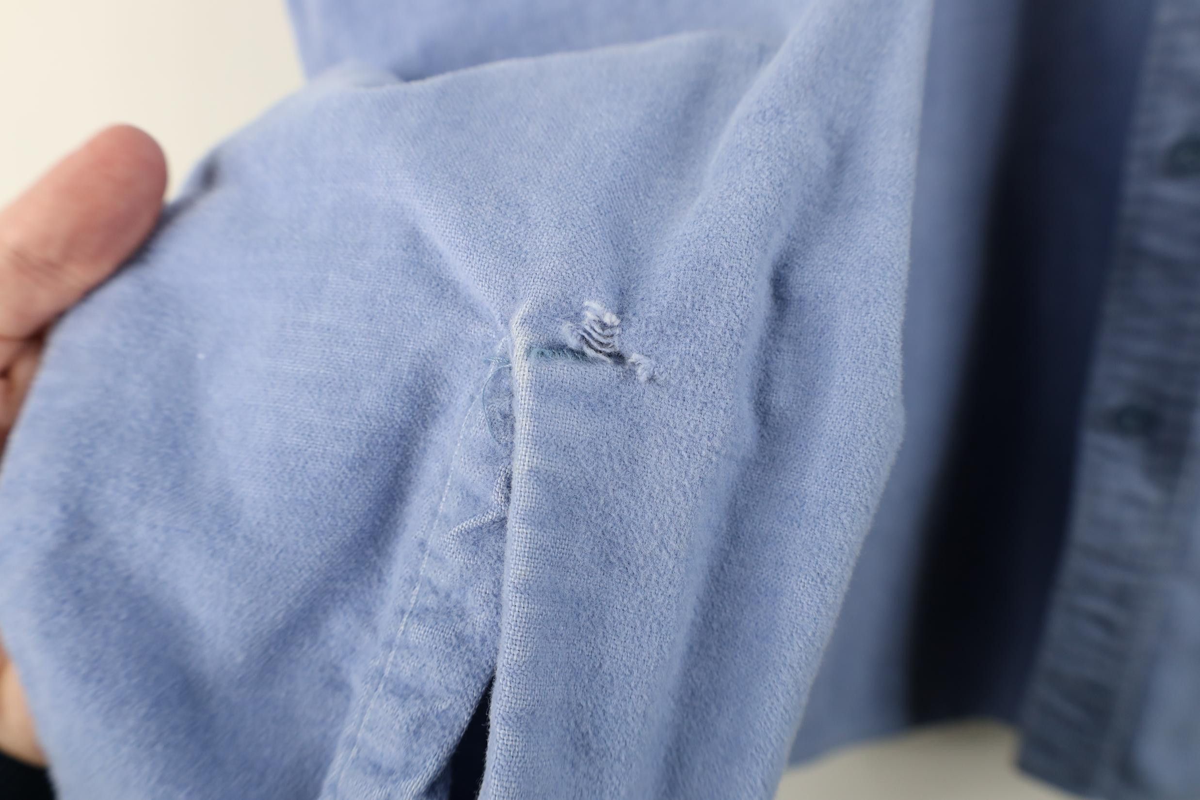 Vintage Vintage 70s Streetwear Chamois Cloth Button Shirt Blue USA Size US M / EU 48-50 / 2 - 9 Thumbnail