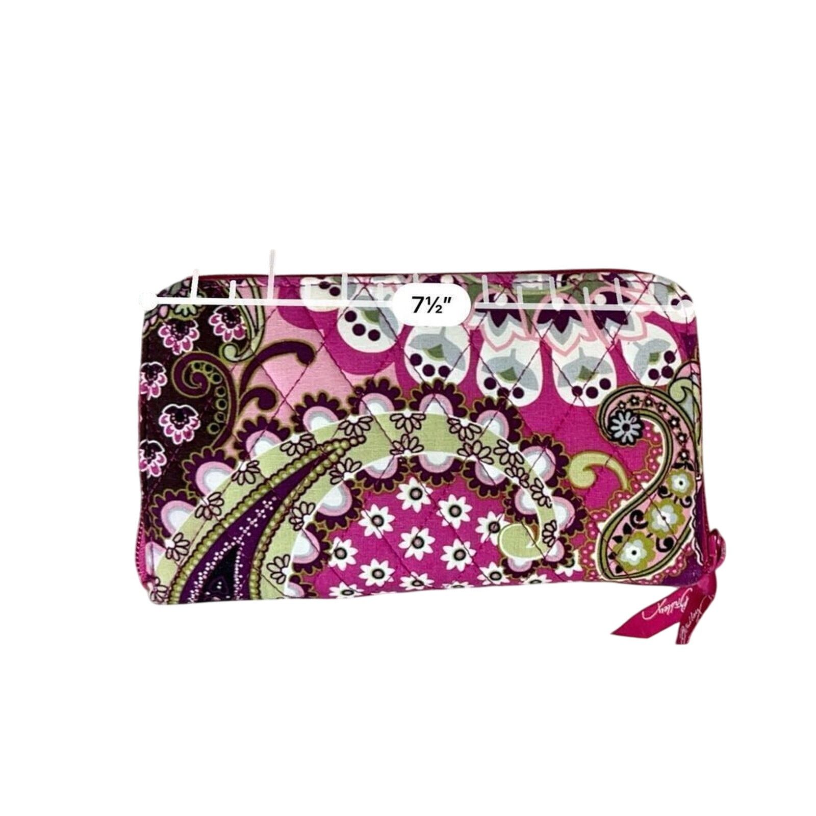 Vera Bradley Vera Bradley "Very Berry Paisley" Hope Toile Wristlet Wallet Size ONE SIZE - 5 Thumbnail