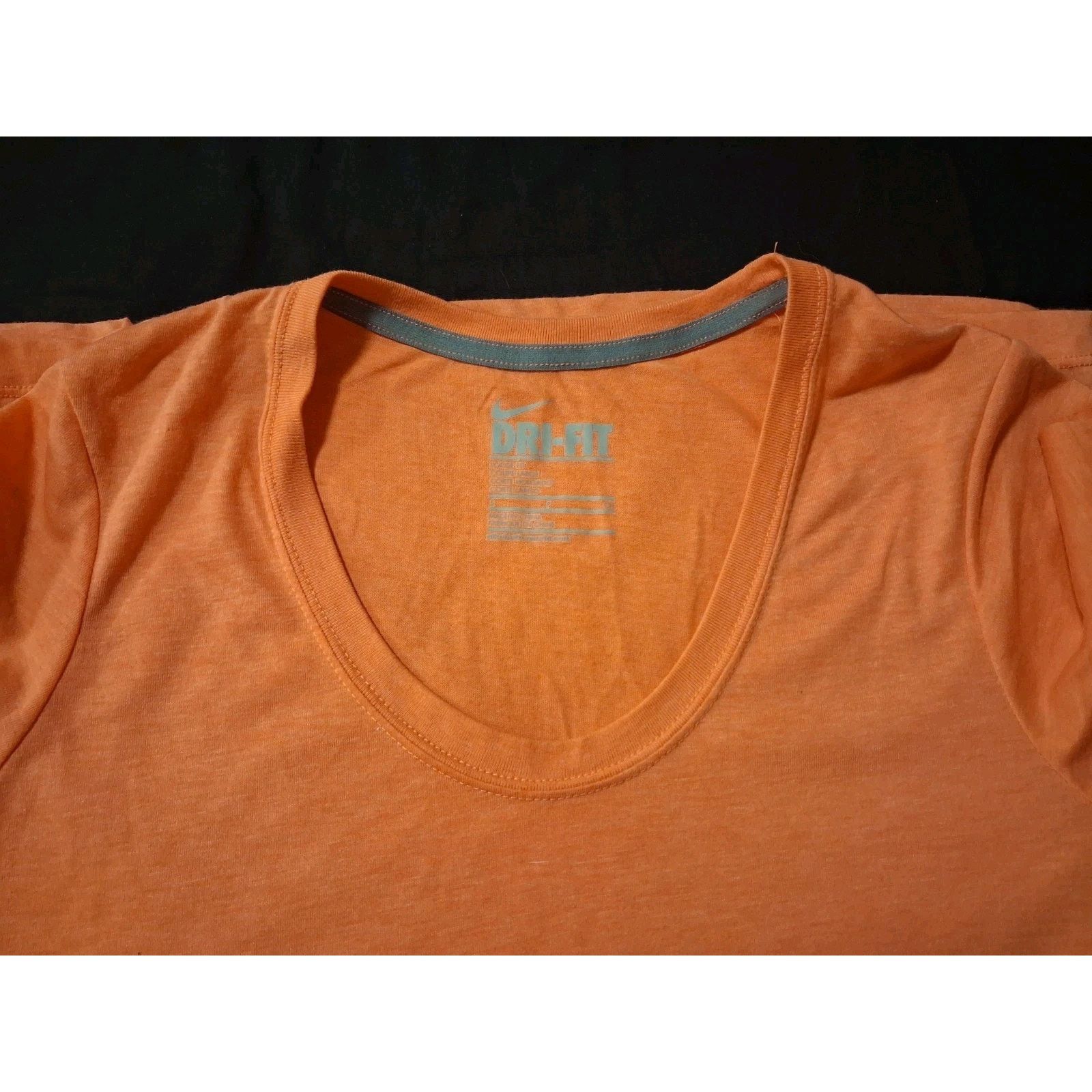 Nike Nike Orange Women's Crew Neck Short Sleeve T-Shirt Small Size S / US 4 / IT 40 - 1 Thumbnail