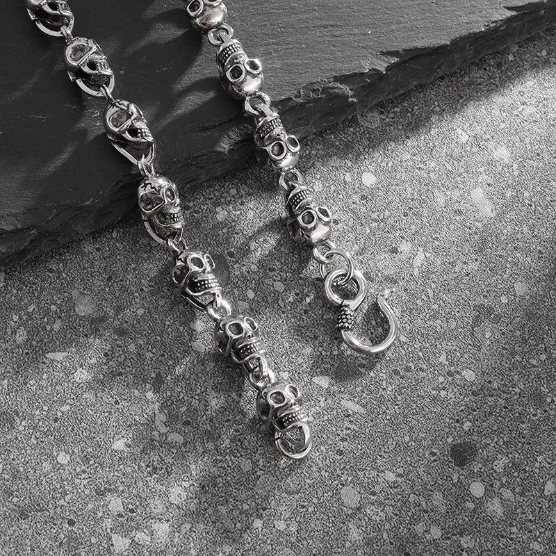 Jewelry × Vintage Retro Gothic Hell Skull Necklace Size ONE SIZE - 4 Thumbnail