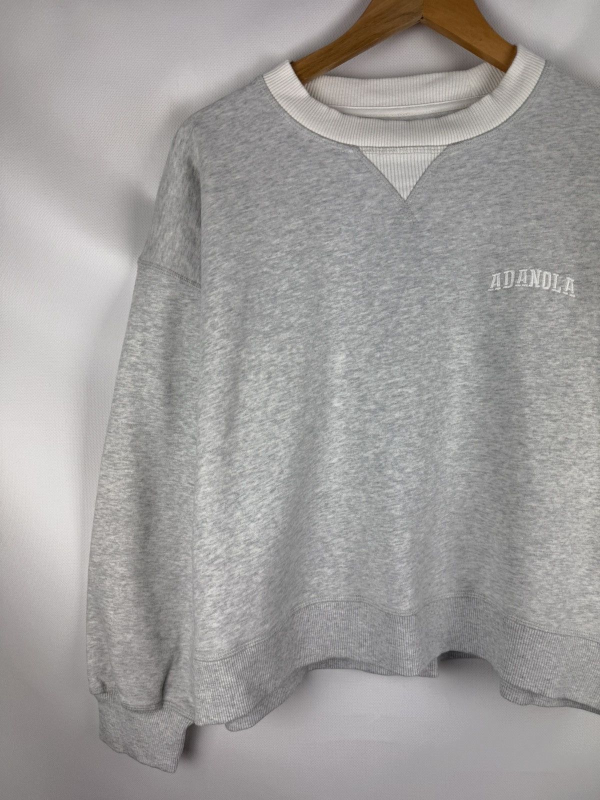 Other Adanola Ladies Oversized Crewneck Cotton Sweatshirt Pullover Size M / US 6-8 / IT 42-44 - 2 Thumbnail
