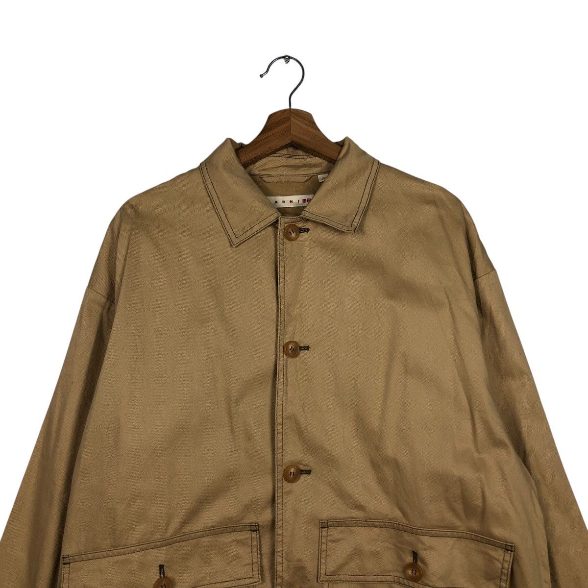 Marni × Uniqlo 📌Marni X Uniqlo Chore Worker Jacket Duck Canvas Size US L / EU 52-54 / 3 - 4 Thumbnail