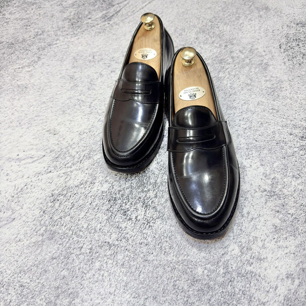 Designer × Handmade Samuel Windsor Penny Loafers US9 UK8 EU42 Size US 9 / EU 42 - 2 Thumbnail