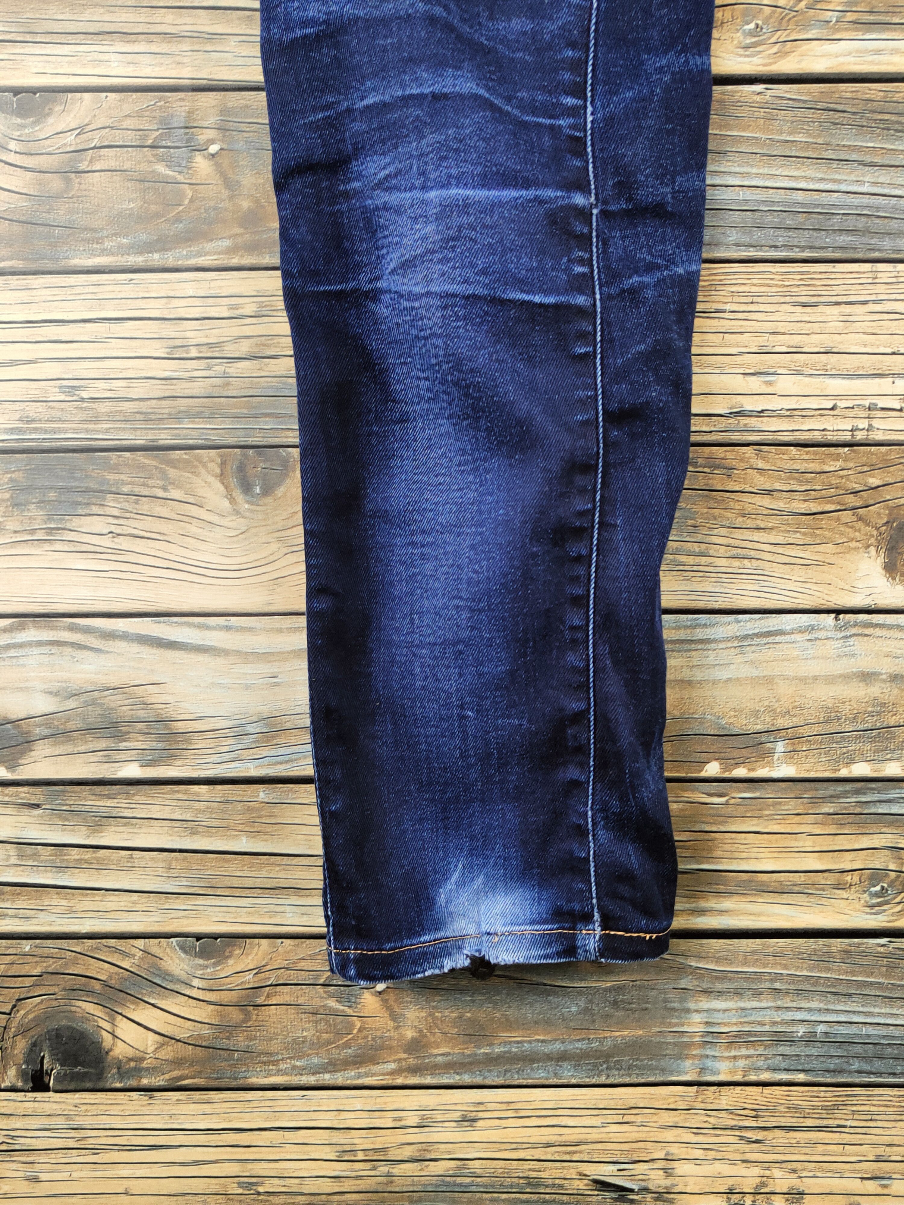 G-Star DL G-star Raw Dark Blue Distressed Ripped Jeans #S2889 Size US 33 - 11 Thumbnail