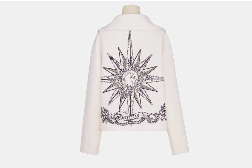 Dior o1w1db10425 310C20X Peacoat in White Size L / US 10 / IT 46 - 2 Thumbnail