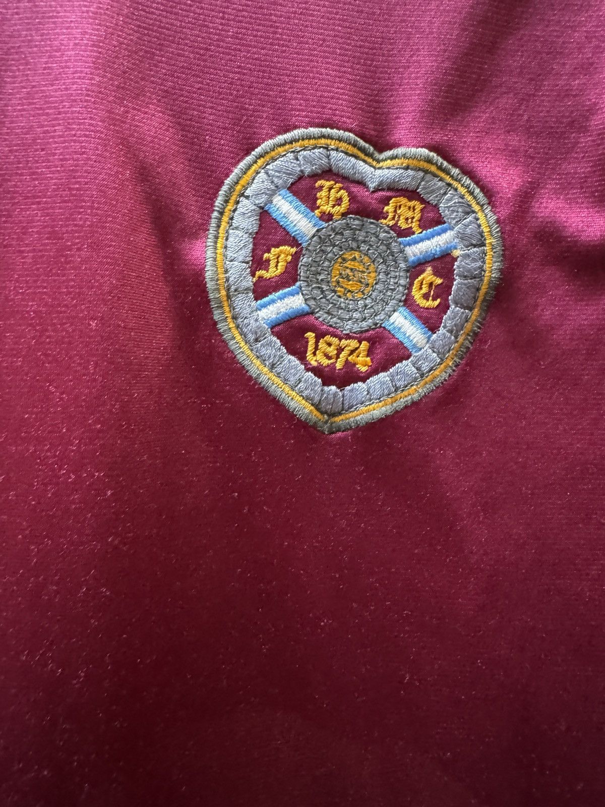 Vintage Herts of Midlothian 1987 1988 shirt vintage football jersey Size US M / EU 48-50 / 2 - 2 Thumbnail